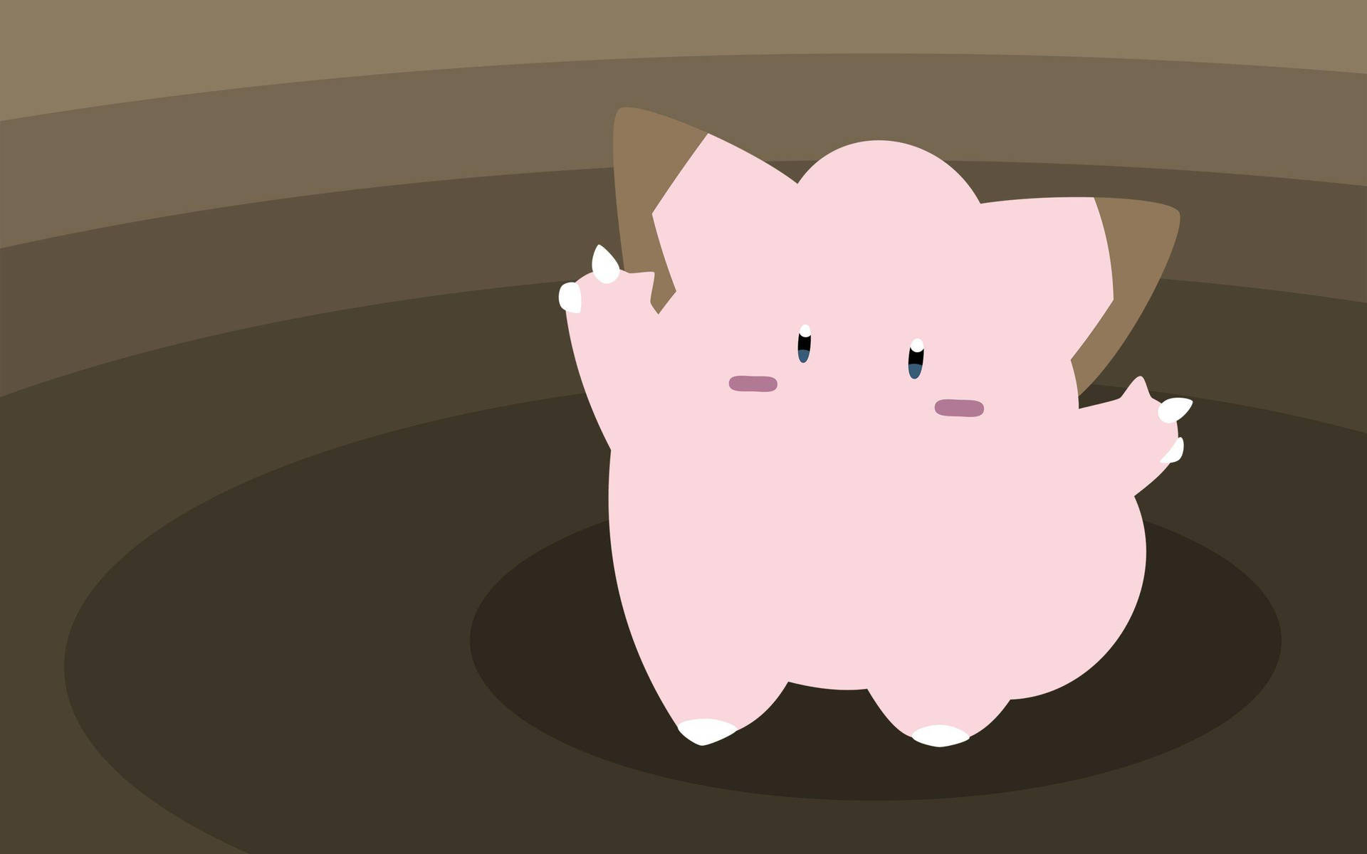 Clefairy Vector Artwork Background