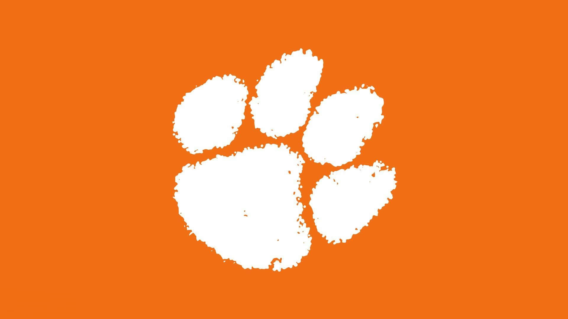 Clemson Tigers Football Team Logo In White Background