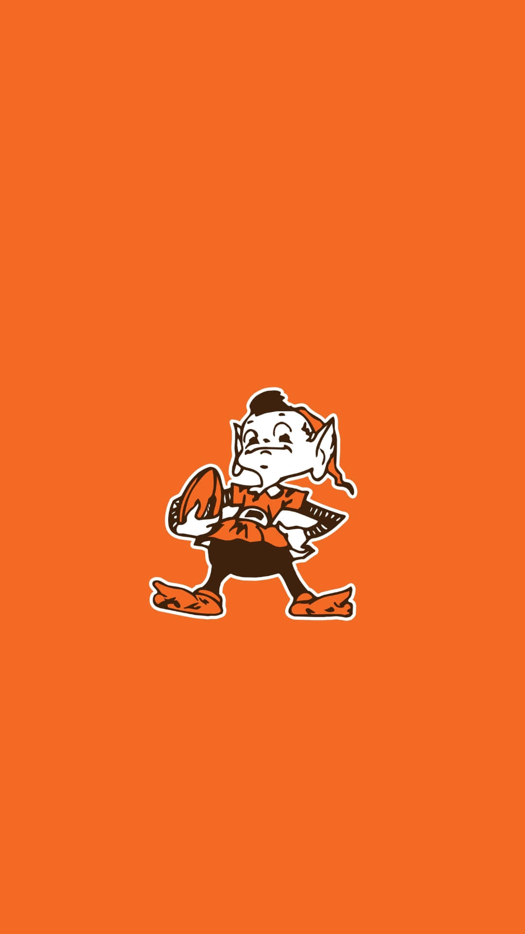 Cleveland Browns Elf Mascoti Phone Wallpaper Background