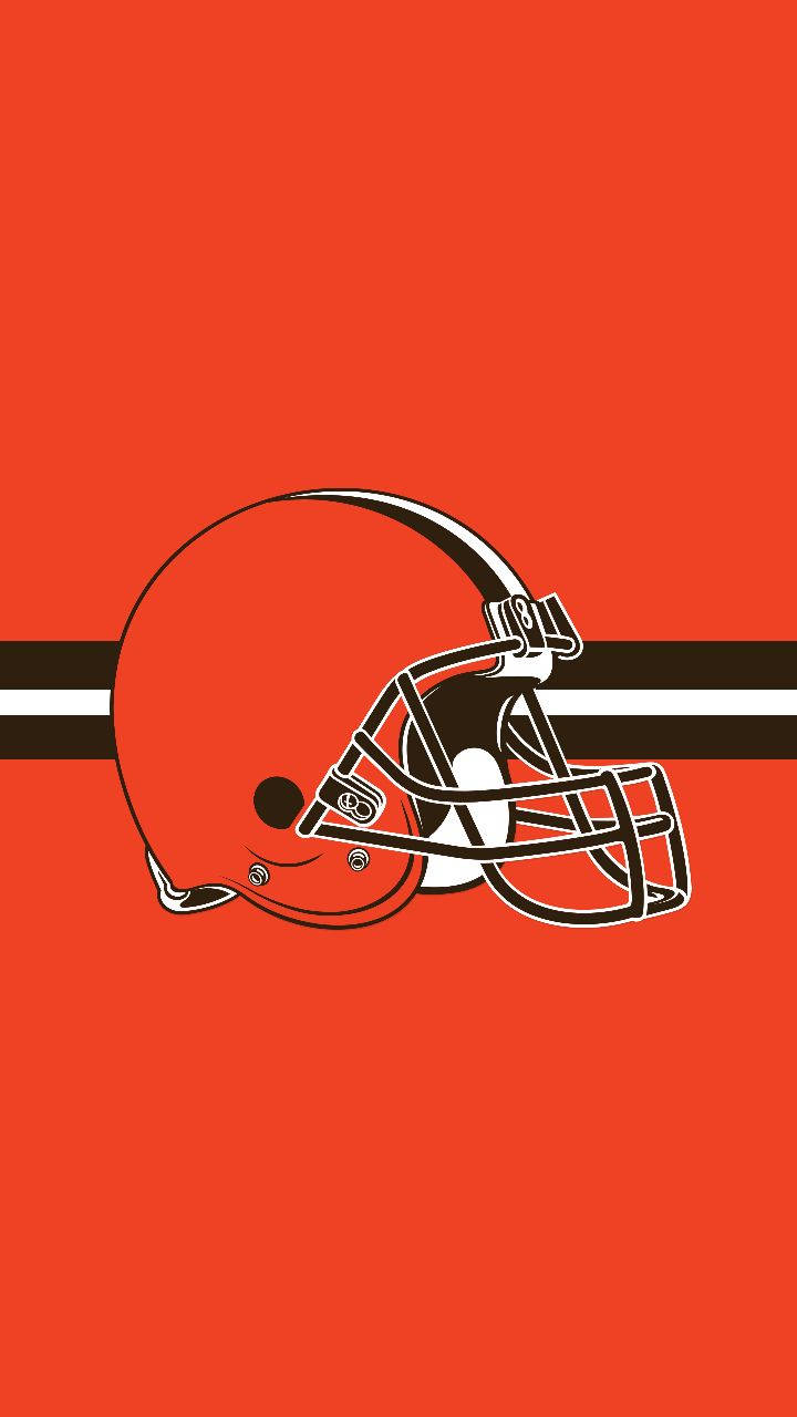 Cleveland Browns Helmet For Mobile Background