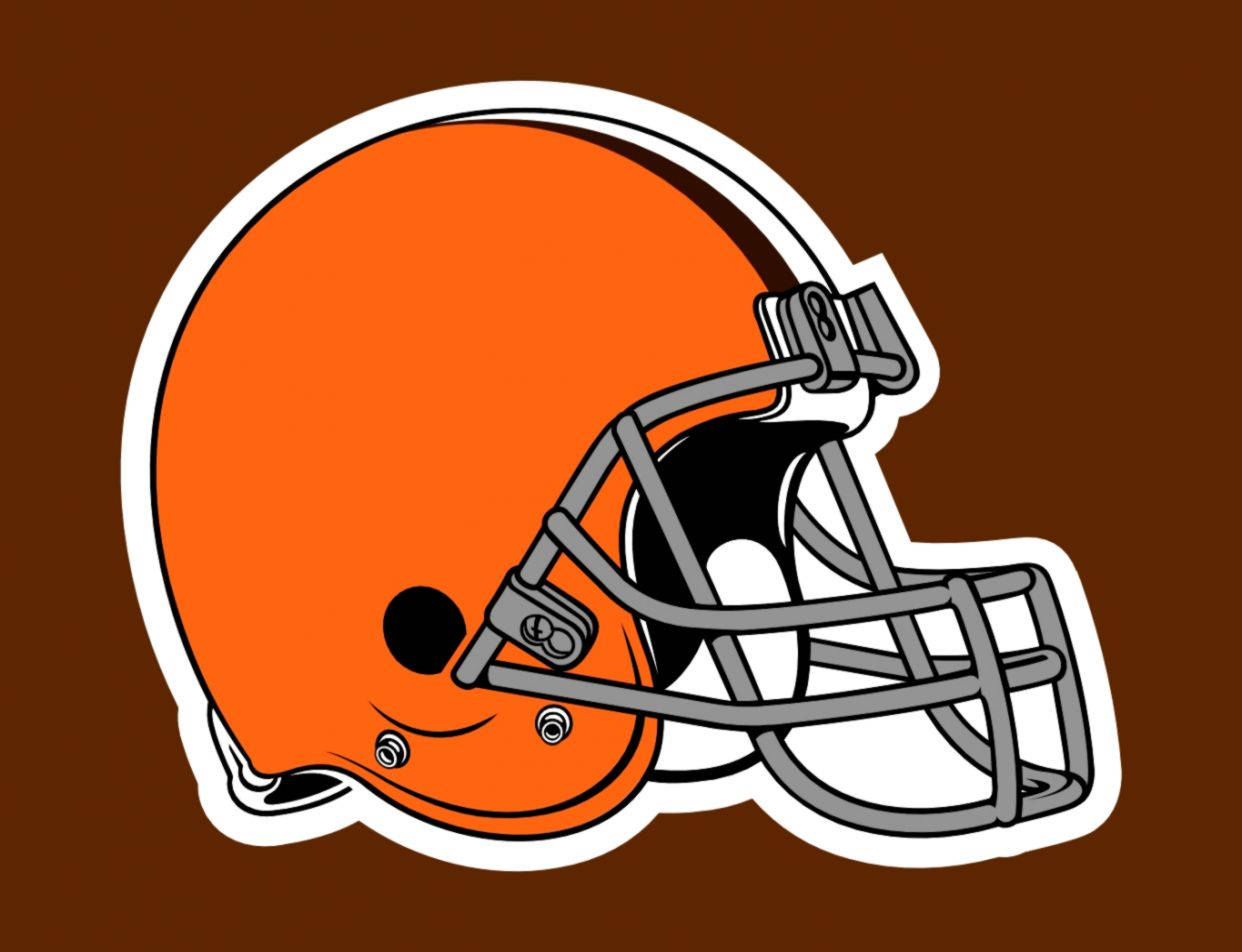 Cleveland Browns' Helmet Logo Background