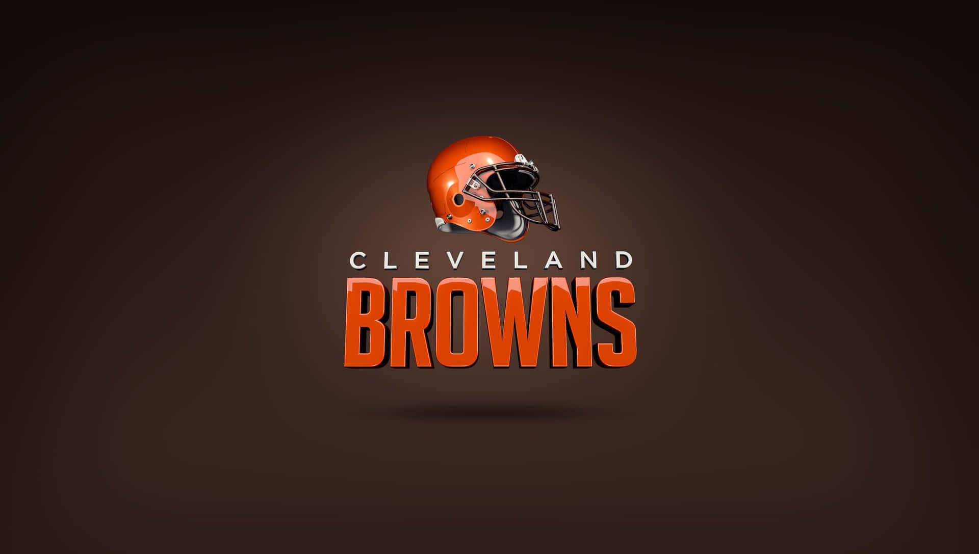 Cleveland Browns Logo On A Dark Background Background