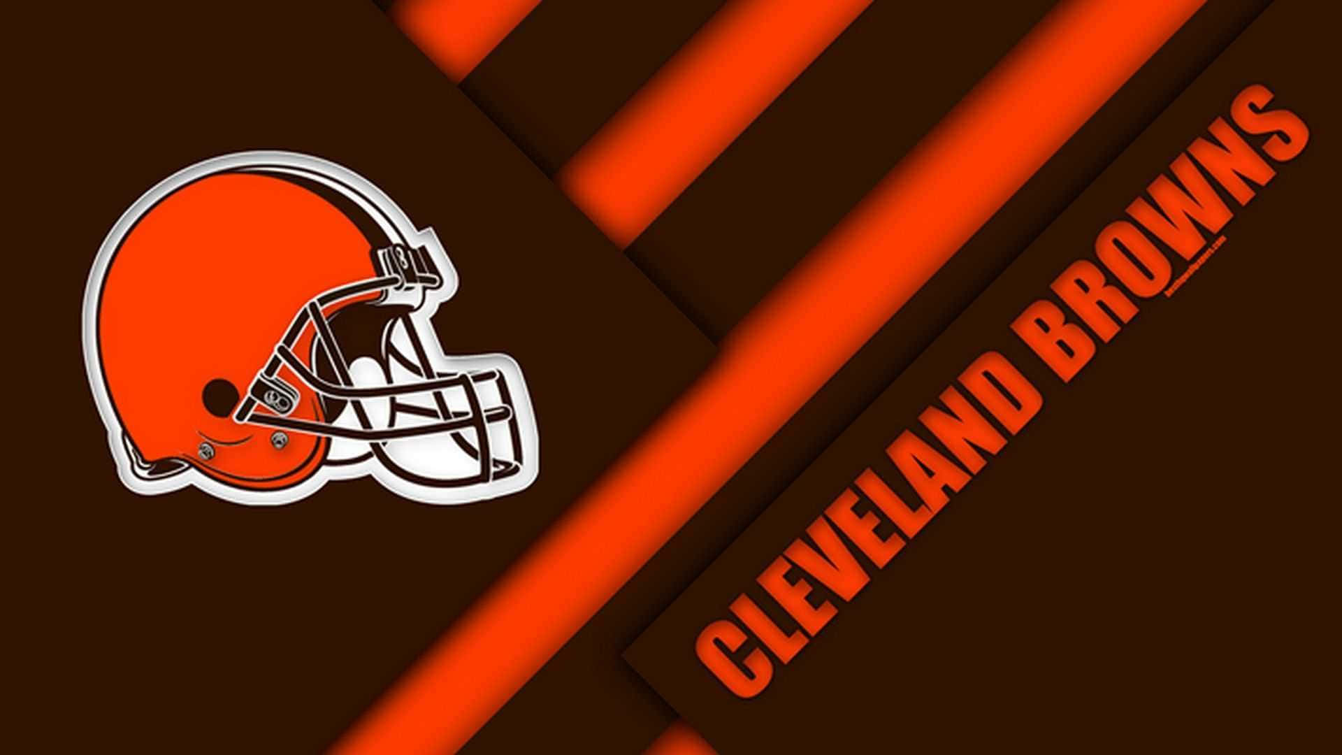 Cleveland Browns Logo Proudly Representing Their City Background