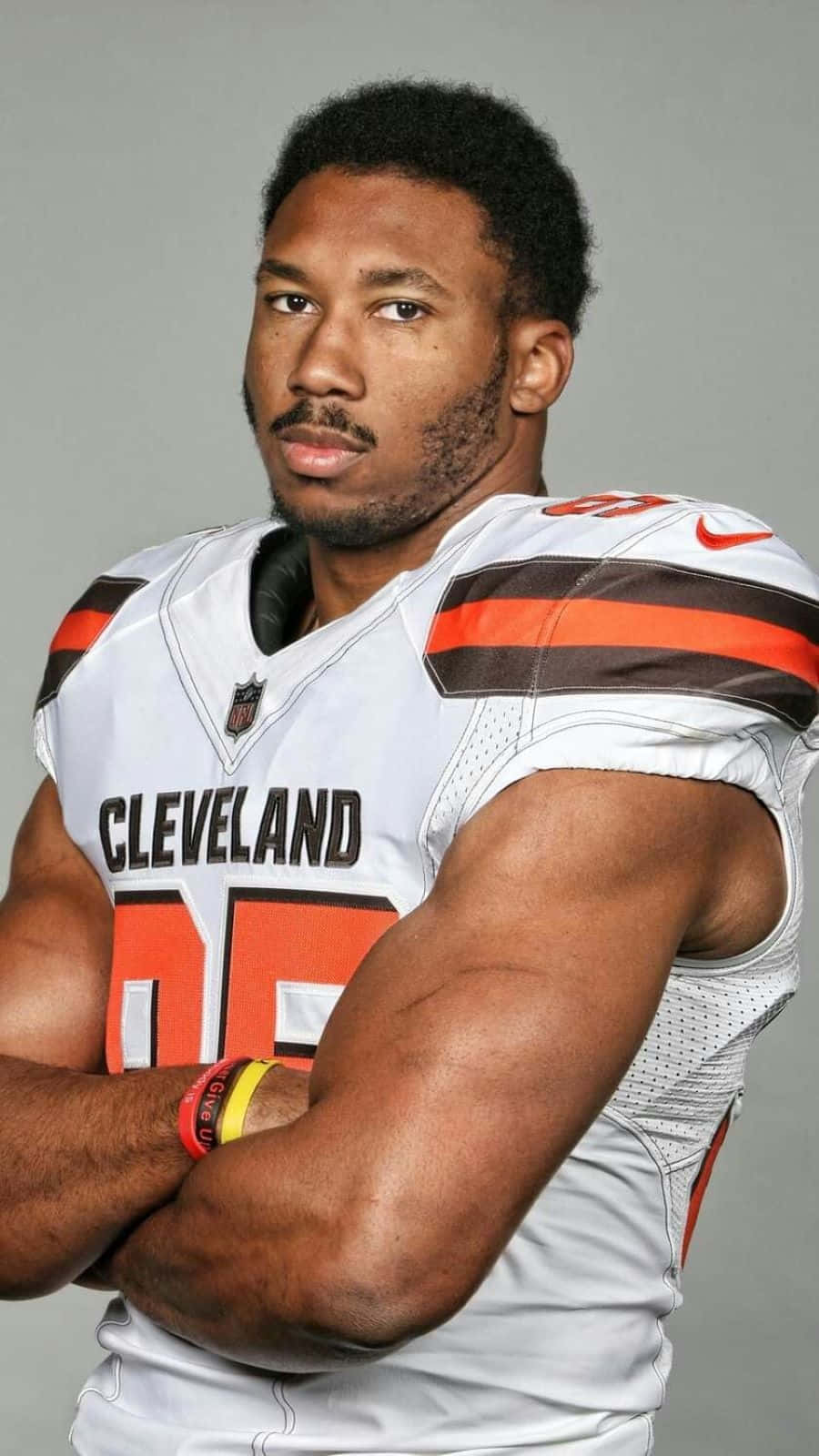 Cleveland Browns Player Portrait Background