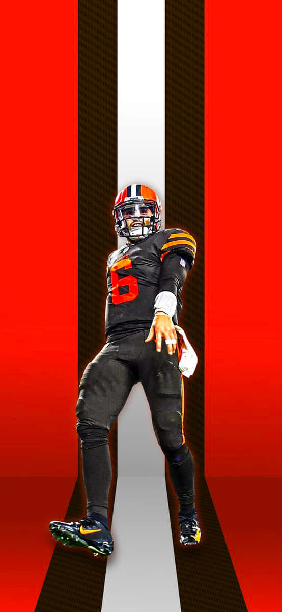 Cleveland Browns Star Qb Baker Mayfield Background