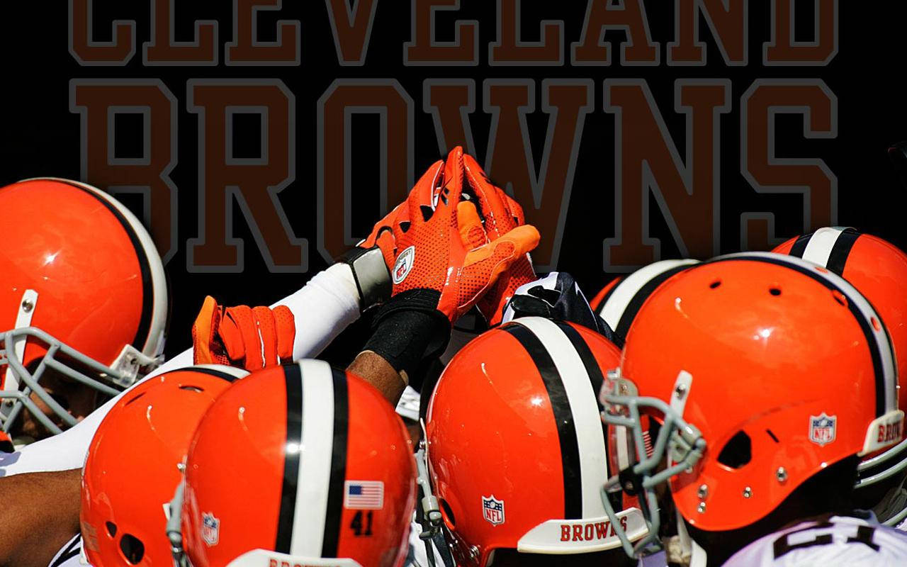 Cleveland Browns Teamwork Background