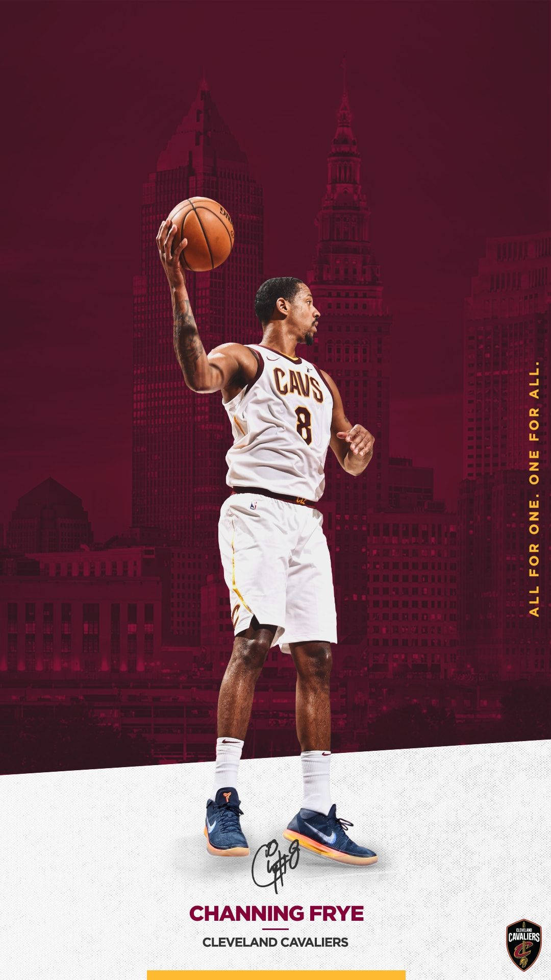 Cleveland Cavaliers Channing Frye Background