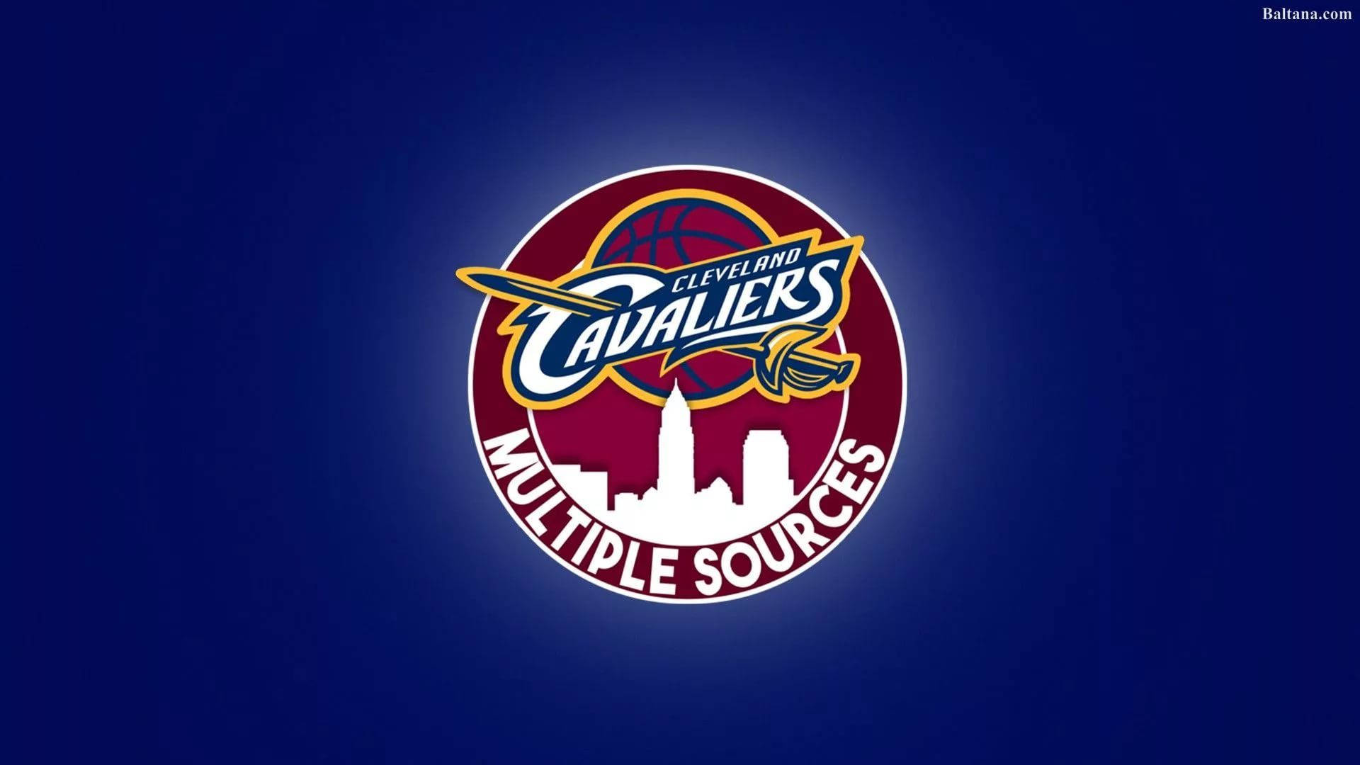 Cleveland Cavaliers City Outline Logo Background