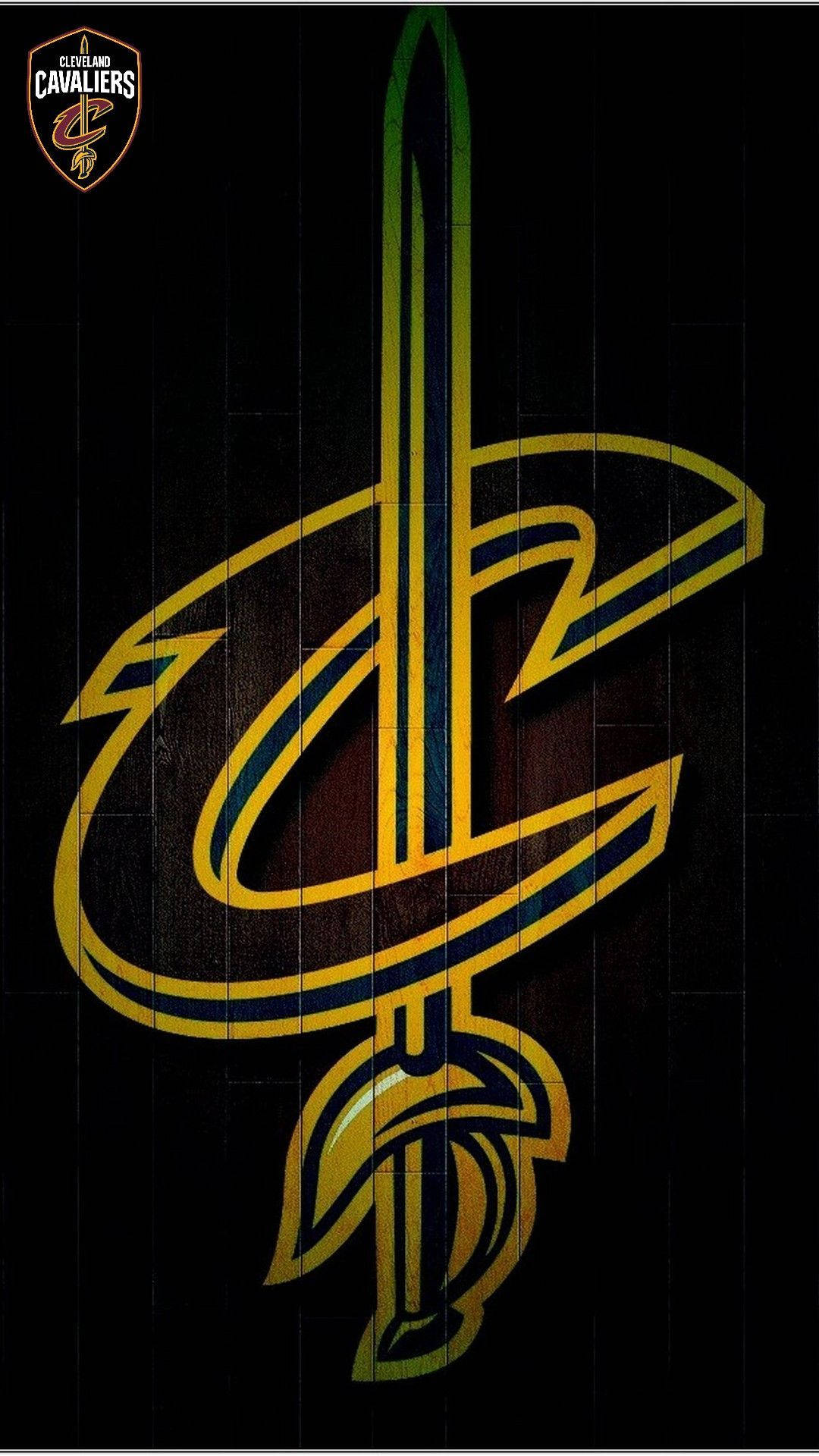 Cleveland Cavaliers Deep Maroon Logo Background