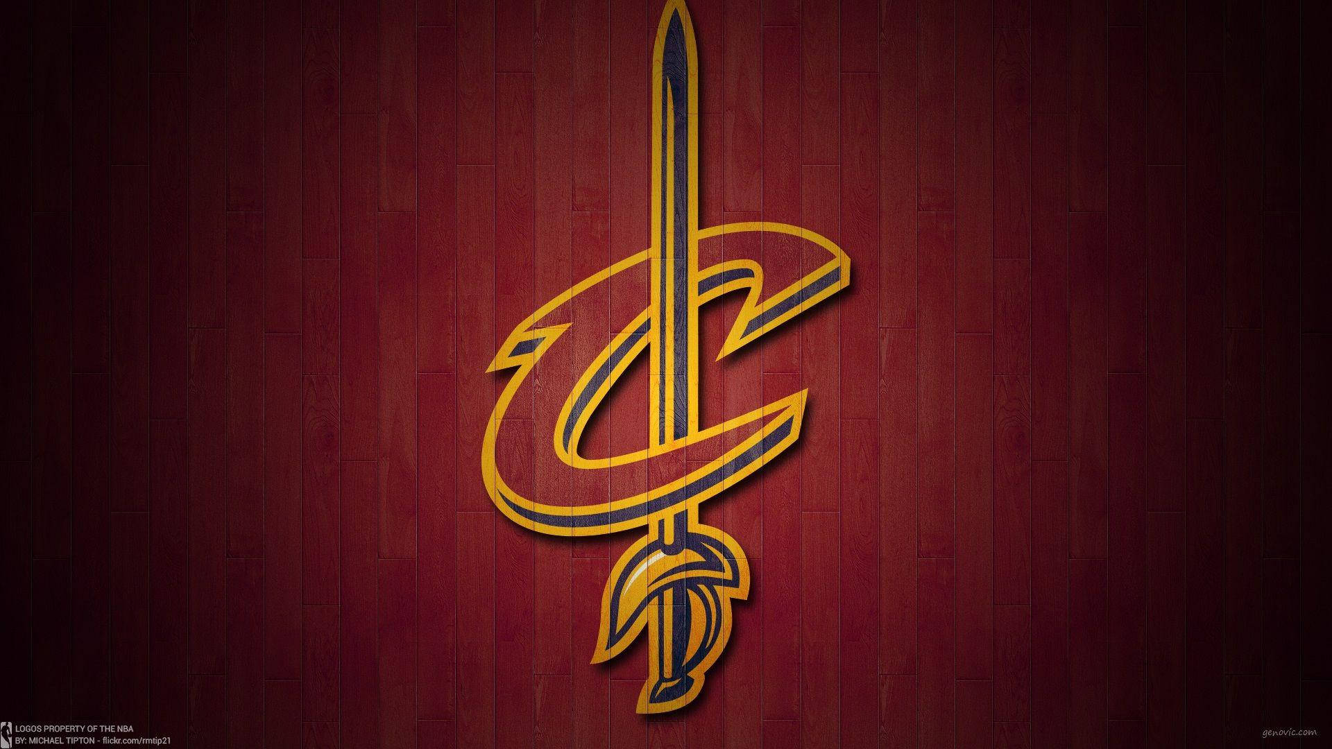 Cleveland Cavaliers Gold Sword Logo