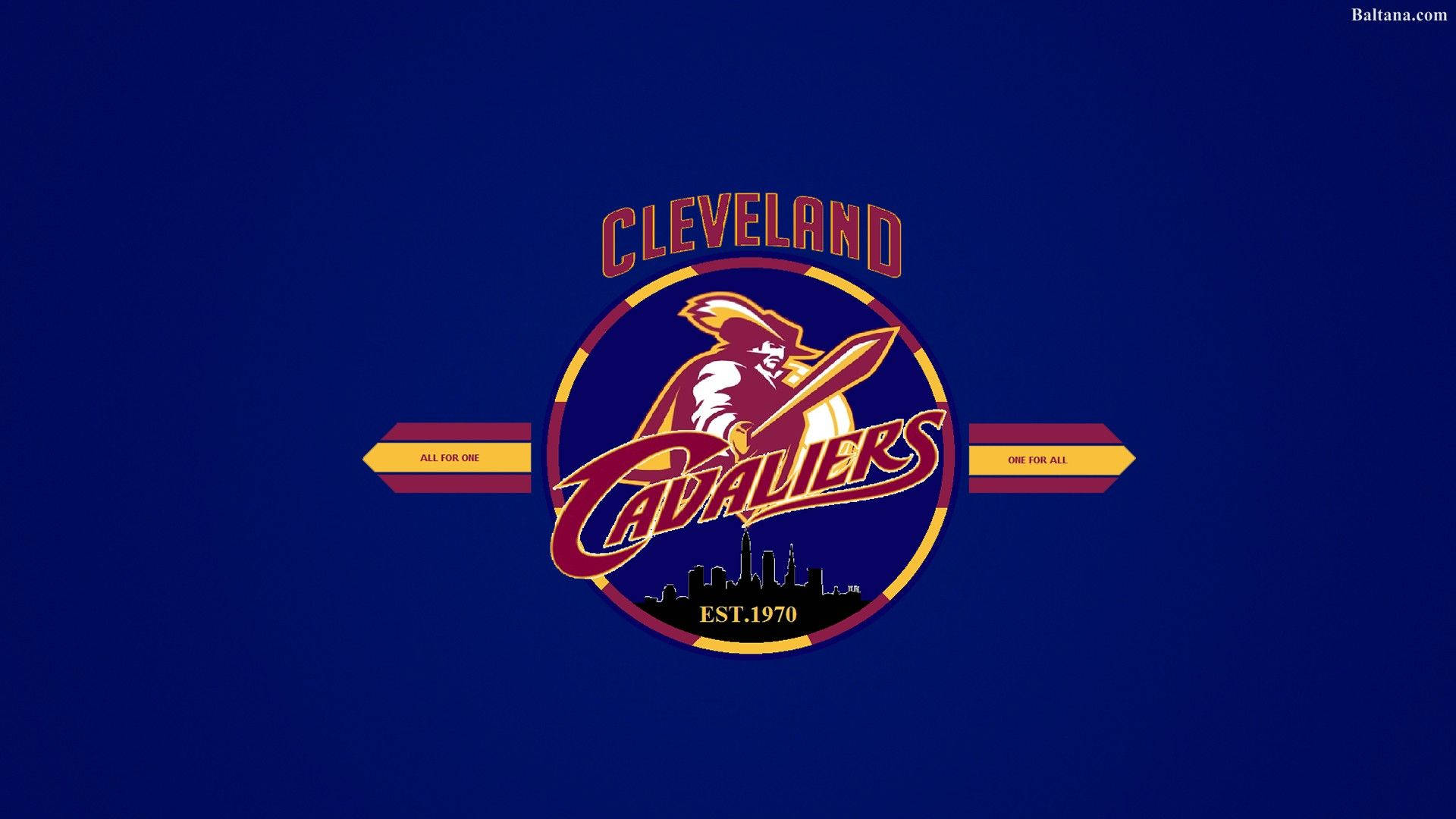 Cleveland Cavaliers Holding Sword Background
