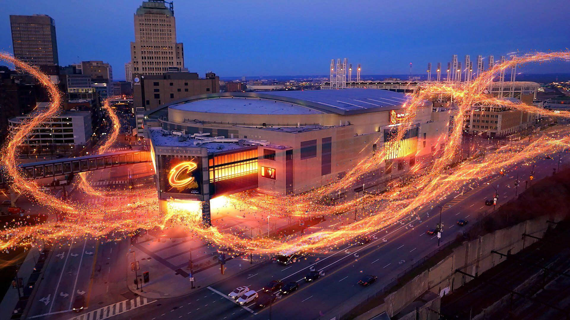 Cleveland Cavaliers Home Court Background