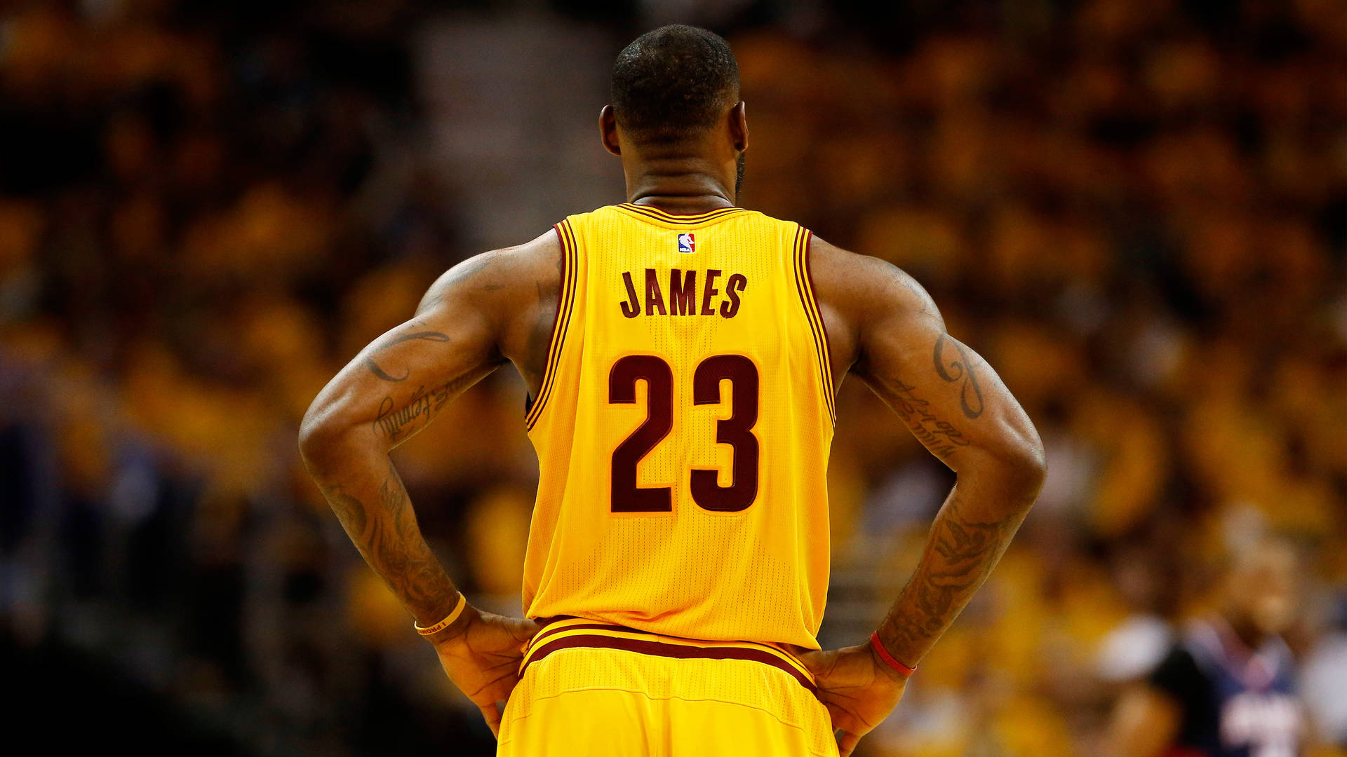 Cleveland Cavaliers Lebron On Yellow Jersey