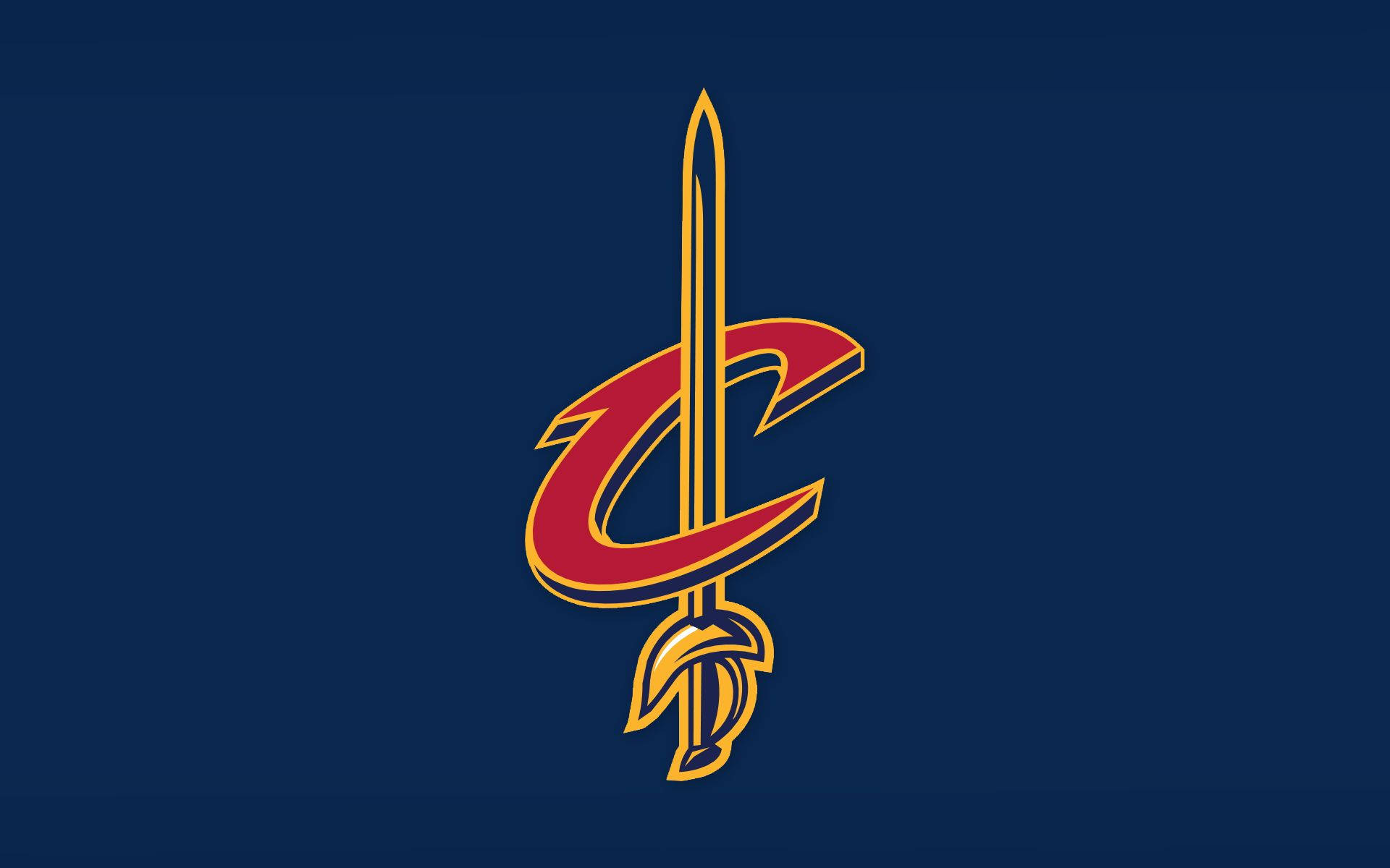 Cleveland Cavaliers Piercing Sword Logo Background