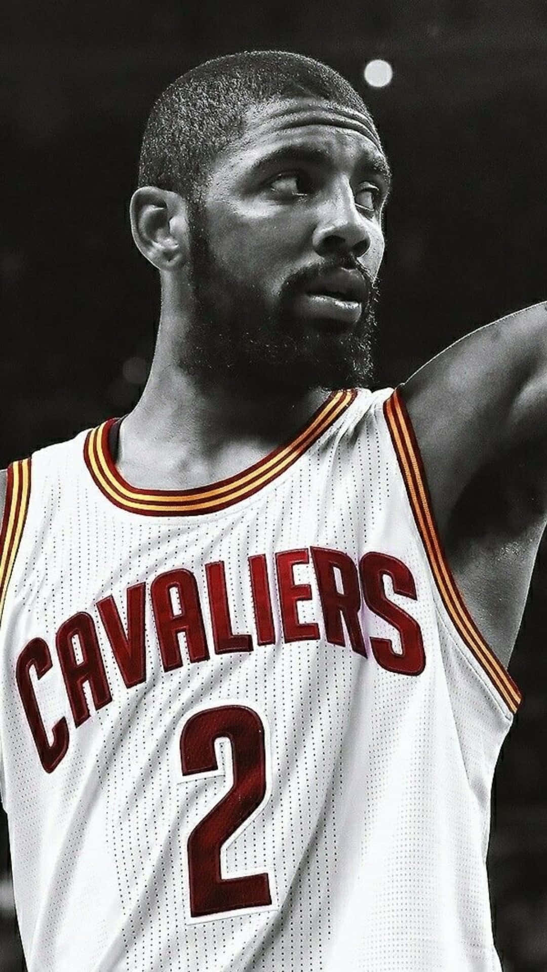 Cleveland Cavaliers Player With His Hand Up Background