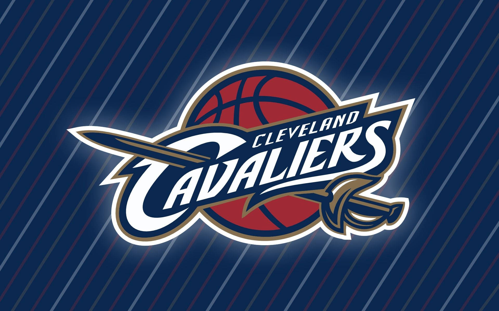 Cleveland Cavaliers Red Ball Logo Background