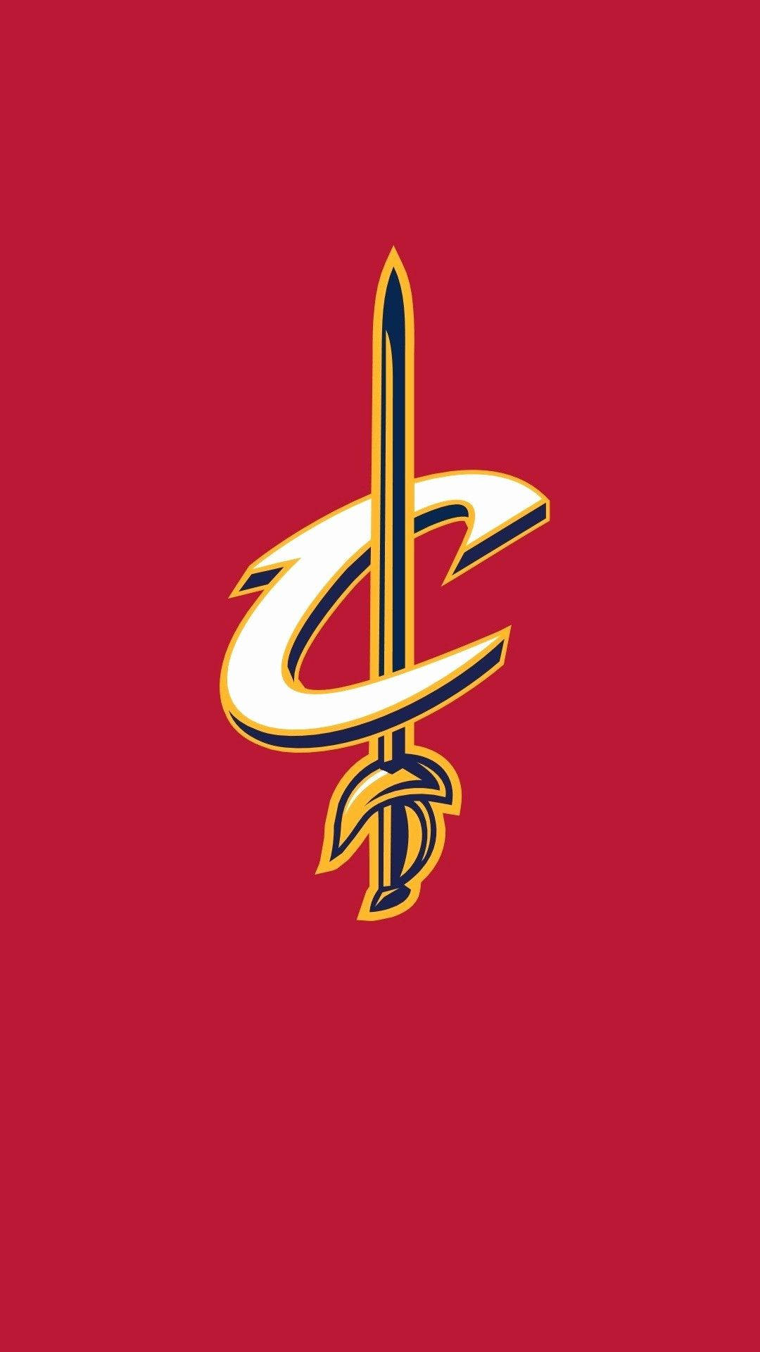 Cleveland Cavaliers White And Gold Logo