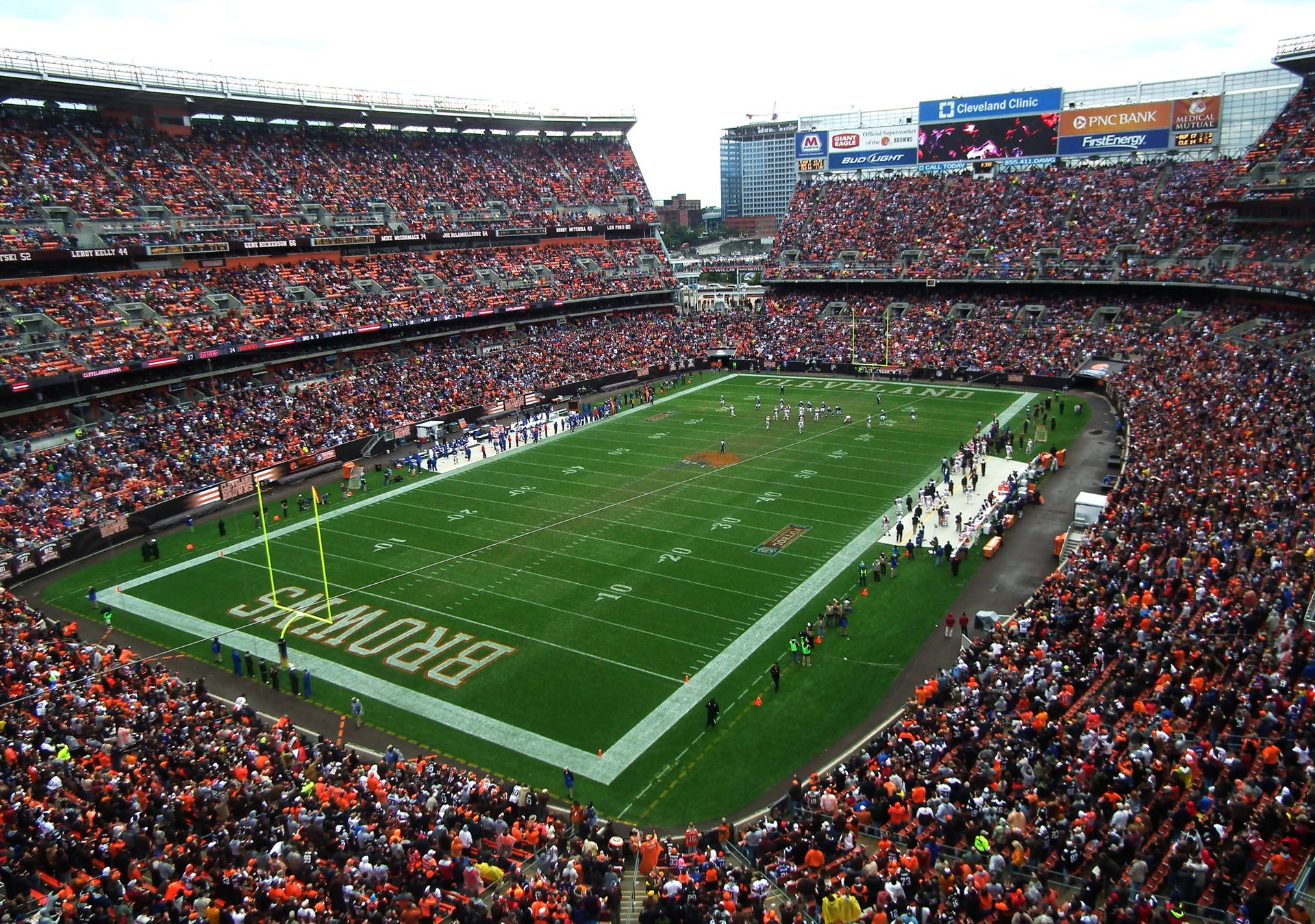 Cleveland First Energy Stadium Background