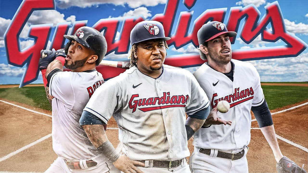 Cleveland Guardians Baseball Players Background
