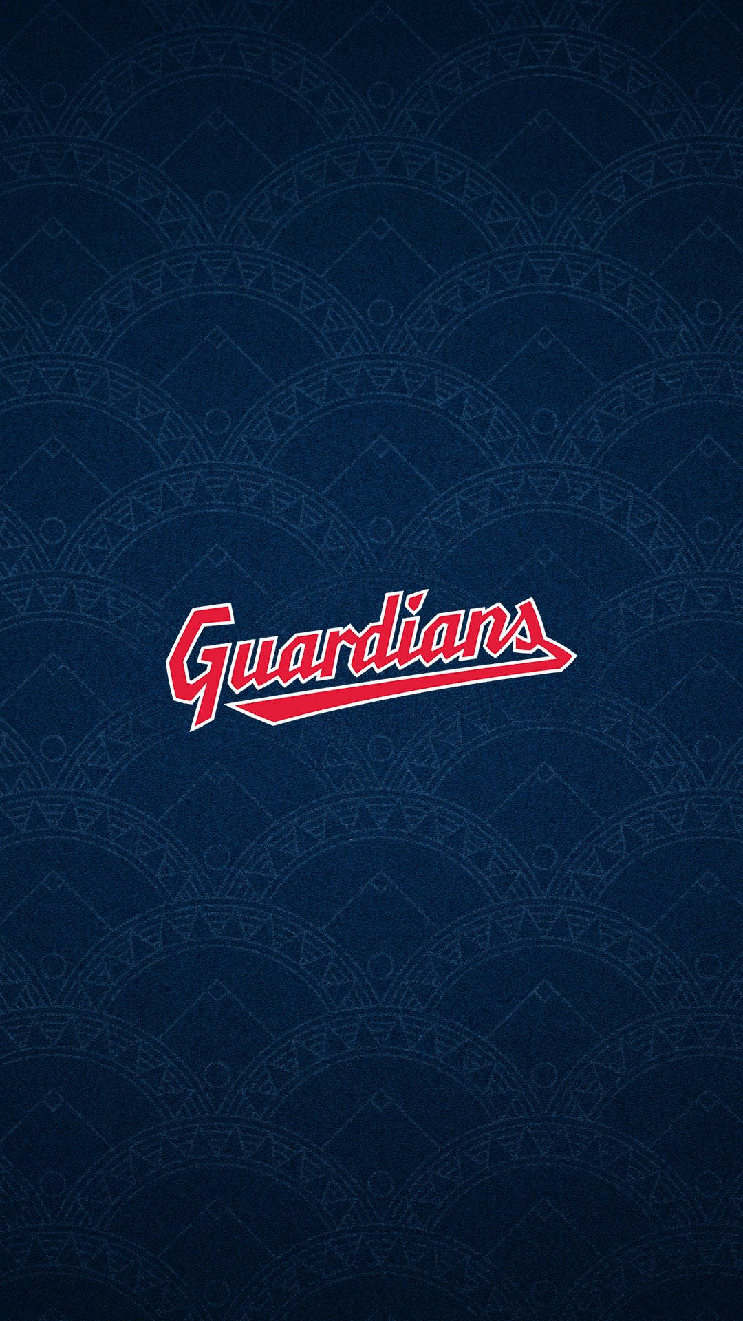 Cleveland Guardians Baseball Team Wordmark Background