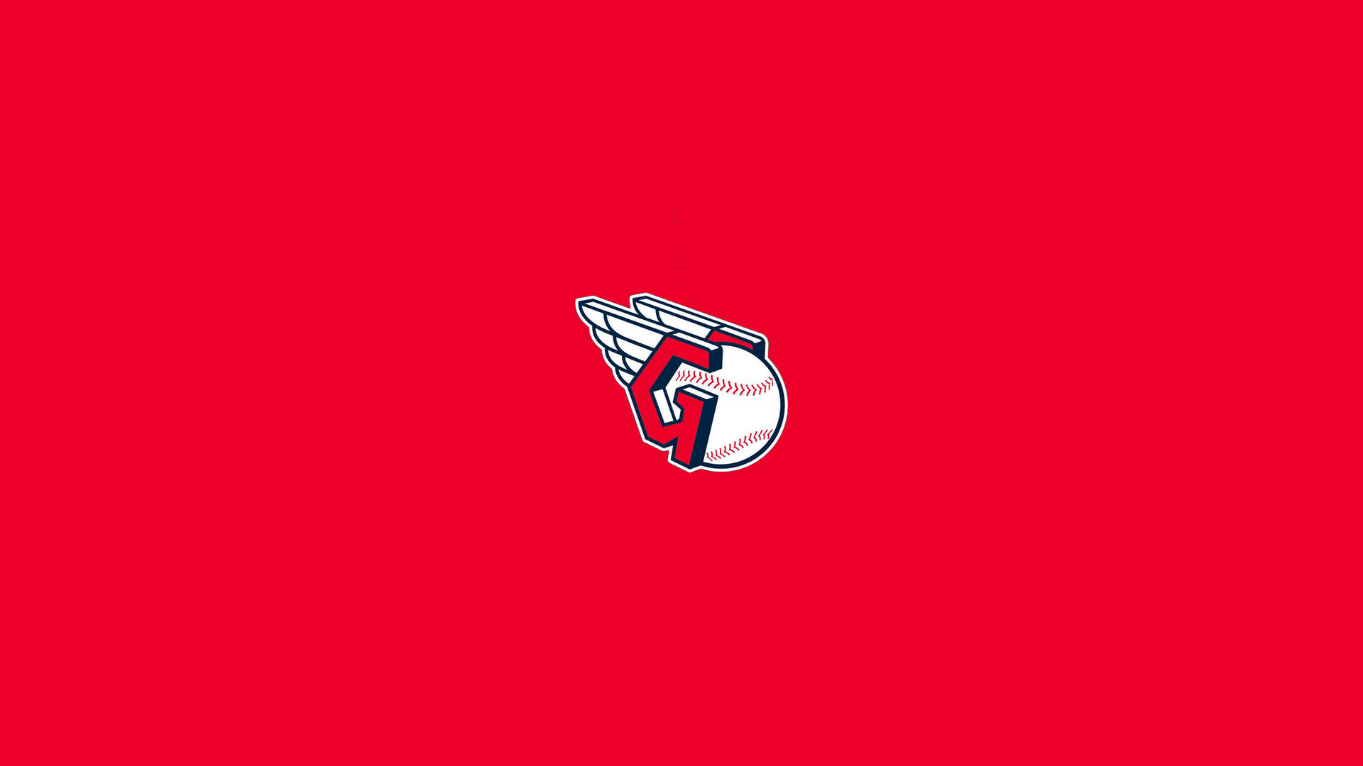 Cleveland Guardians Winged Baseball Logo Background