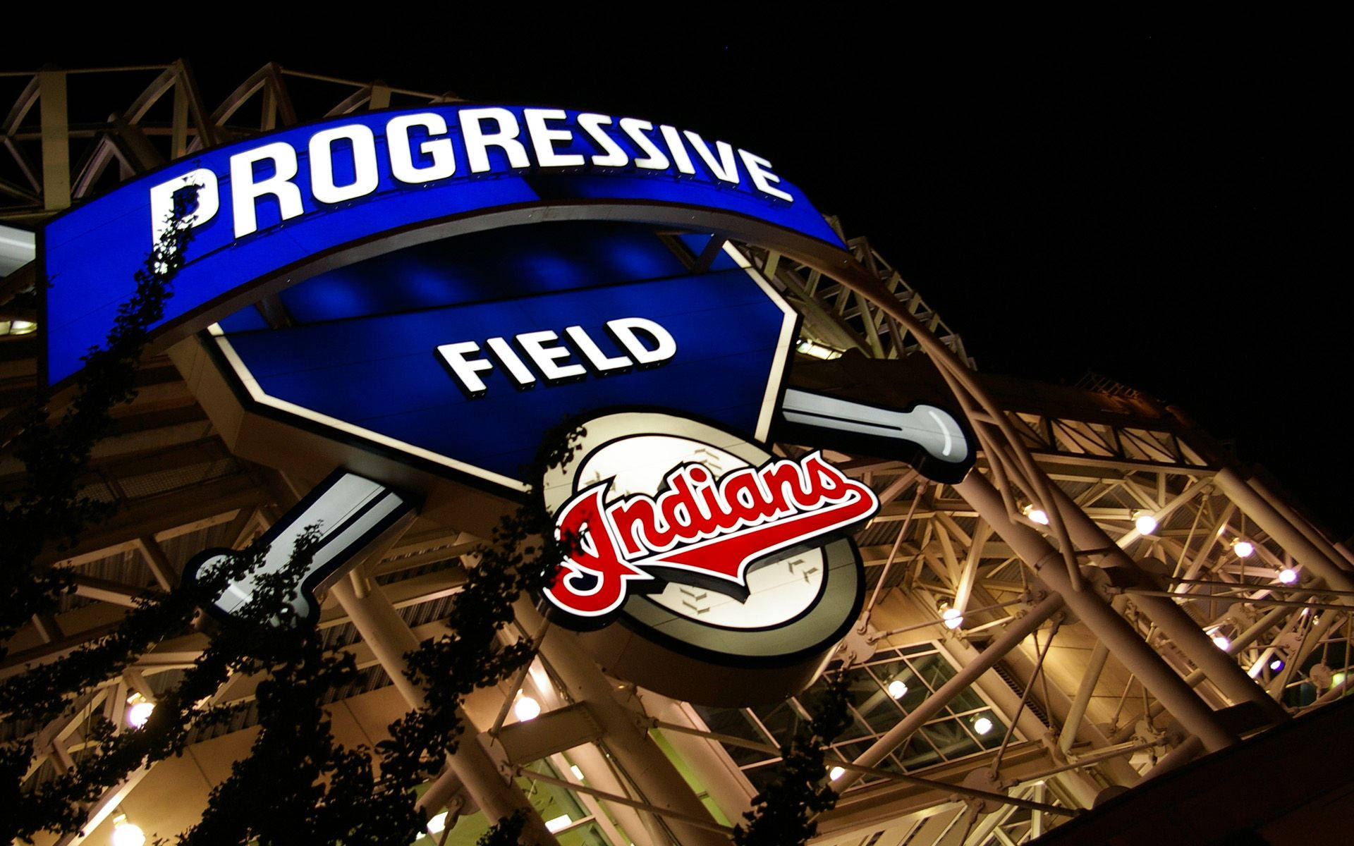 Cleveland Indians Progressive Field Entrance Background