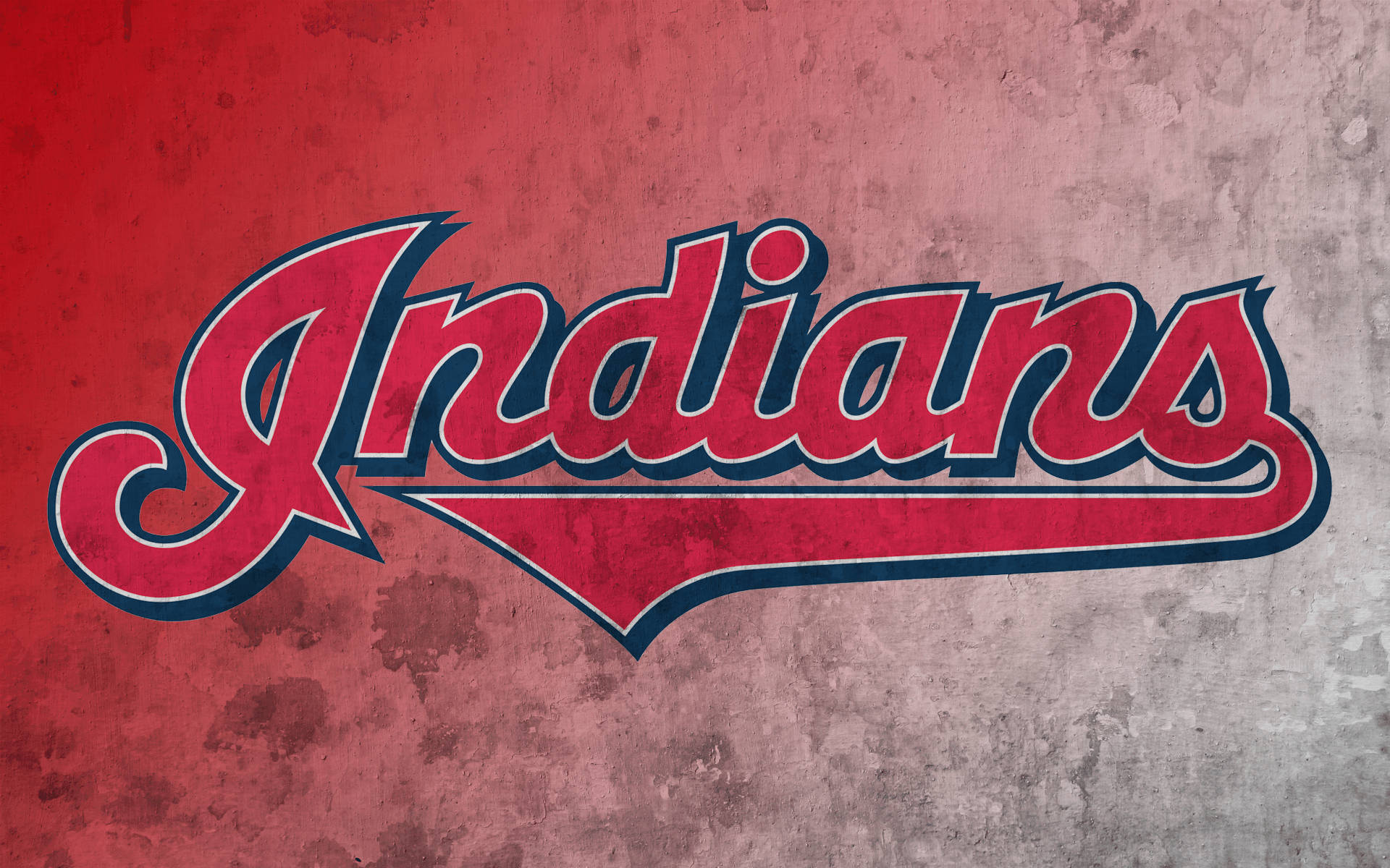 Cleveland Indians Red Jersey Logo Background