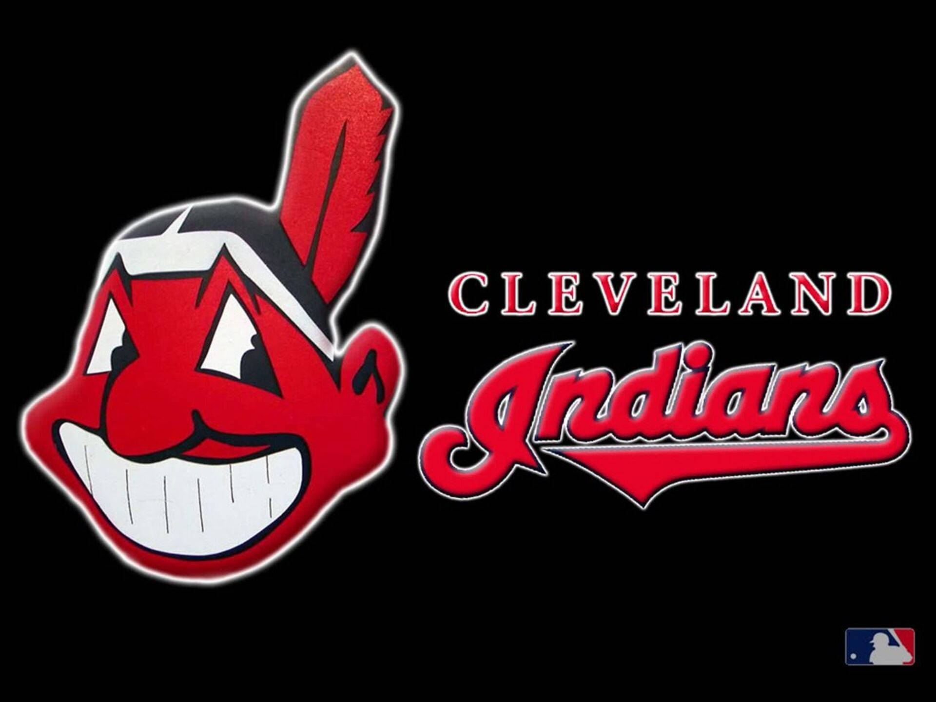 Cleveland Indians Team Name Logo Background