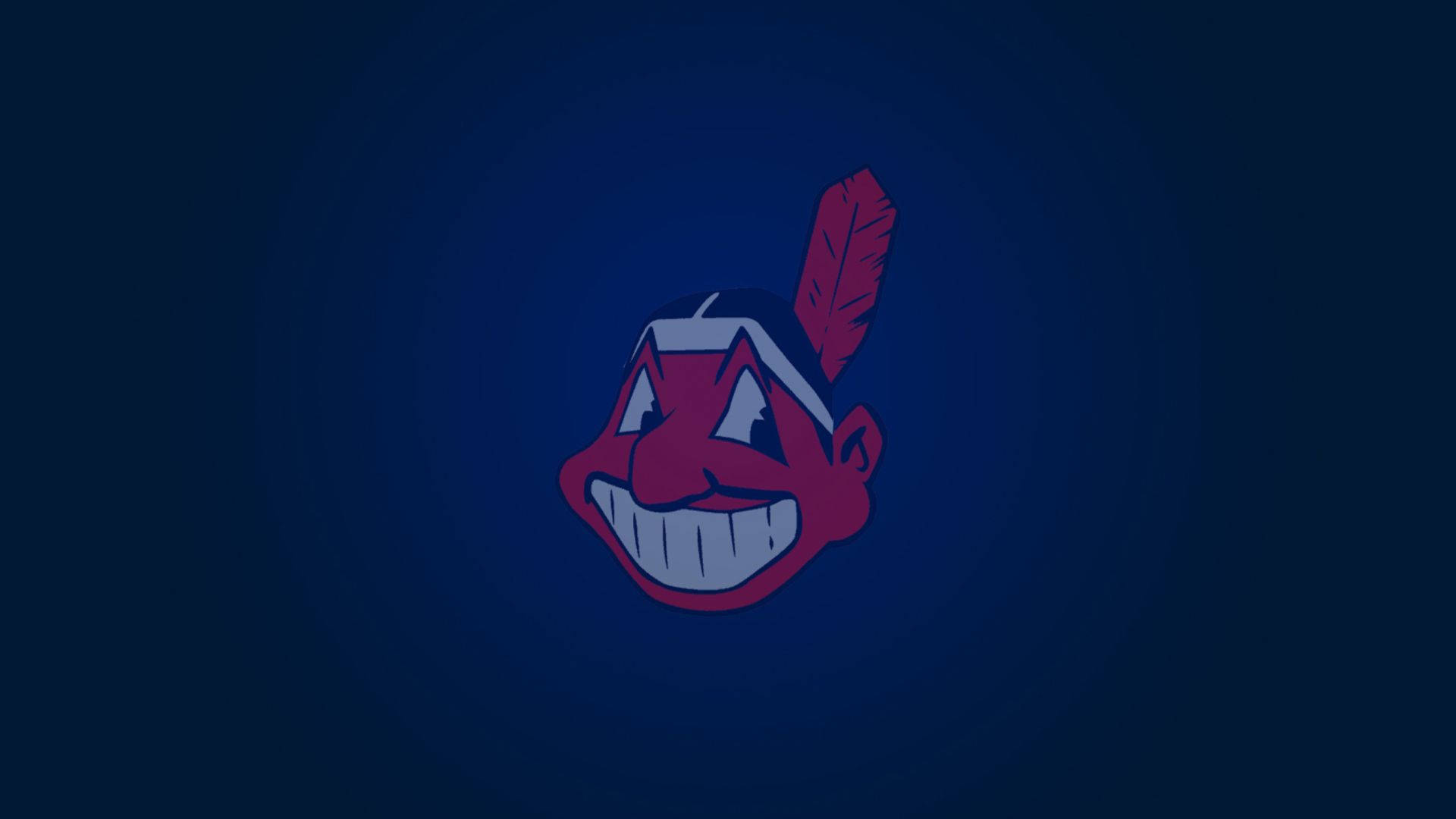 Cleveland Indians Tribe Faded Logo Background
