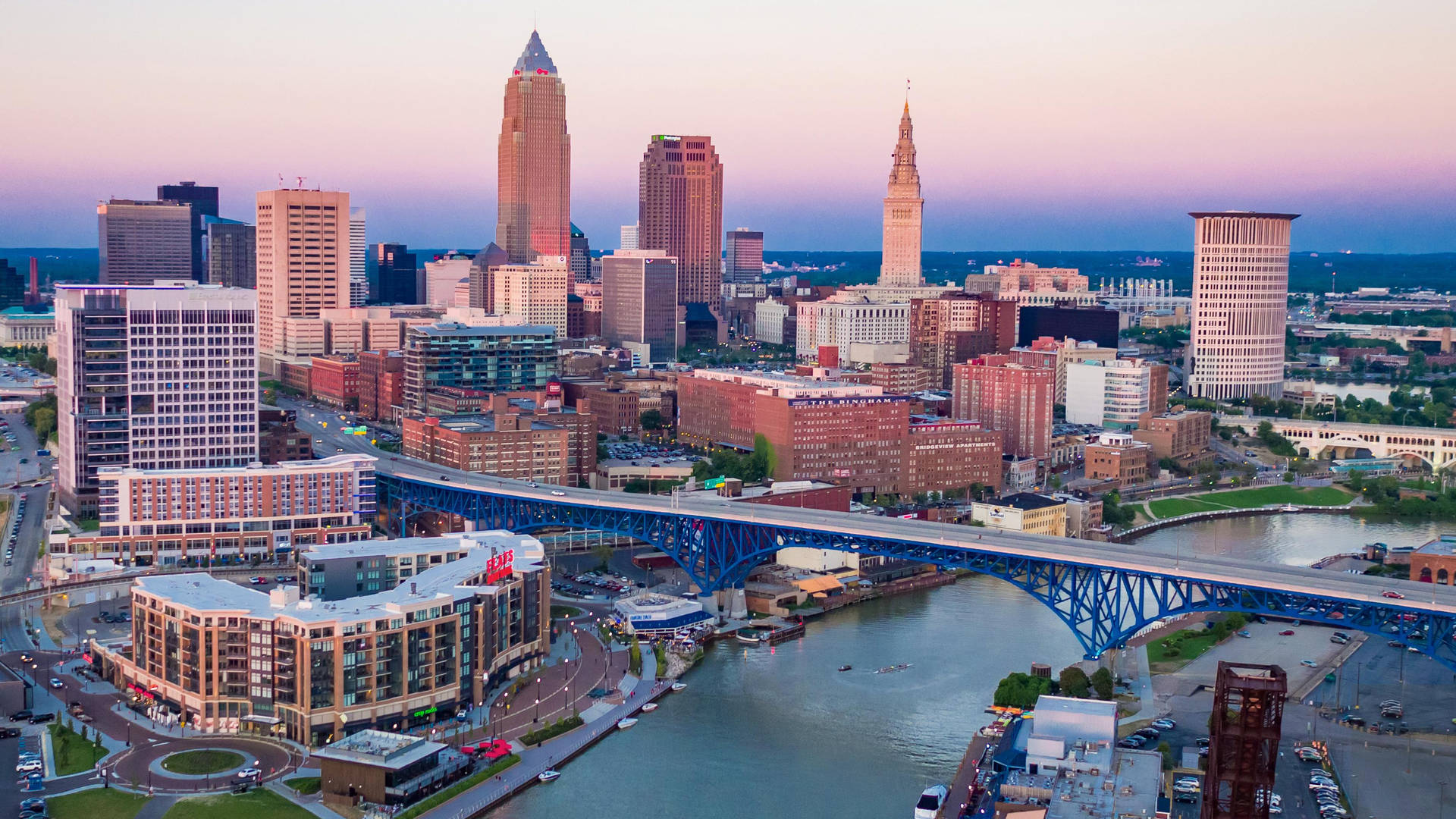 Cleveland Main Avenue Bridge Background