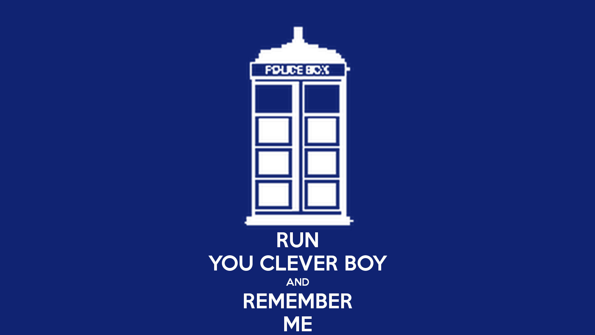 Clever Doctor Who's Tardis Background