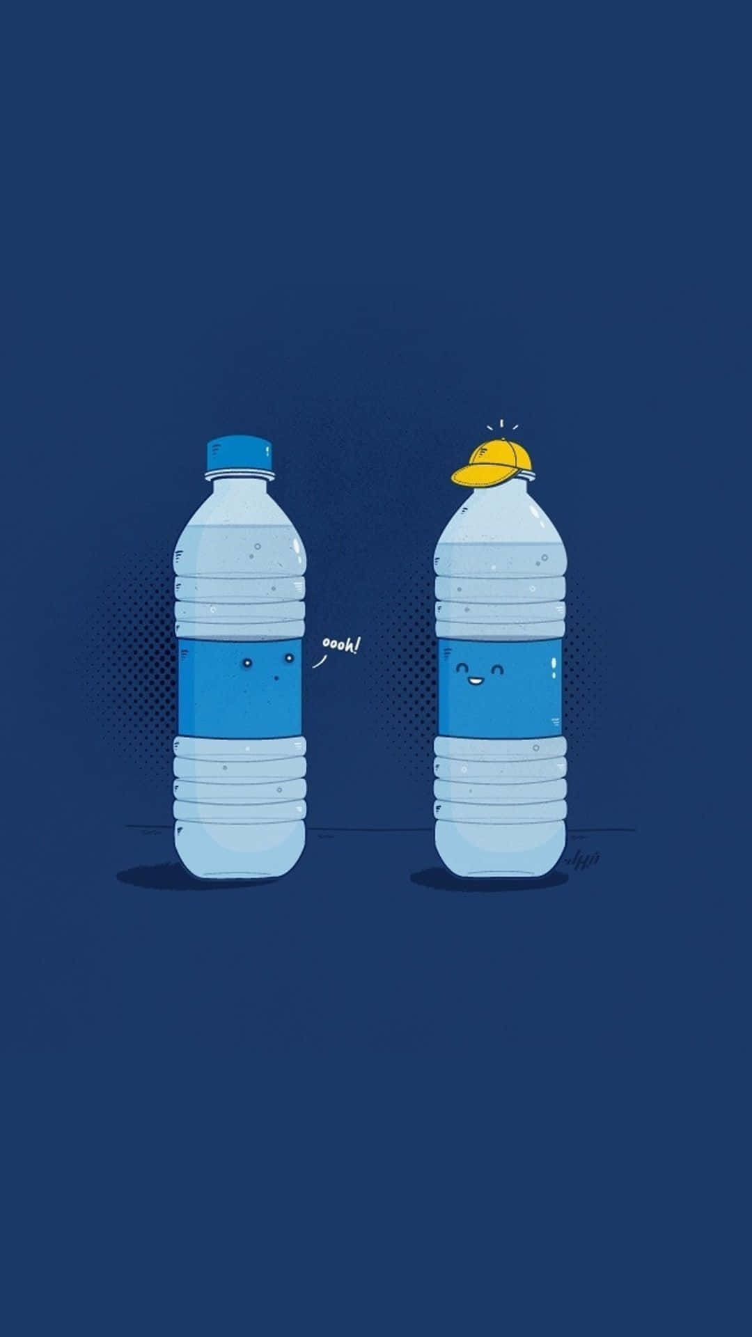 Clever Iphone Water Bottle Background