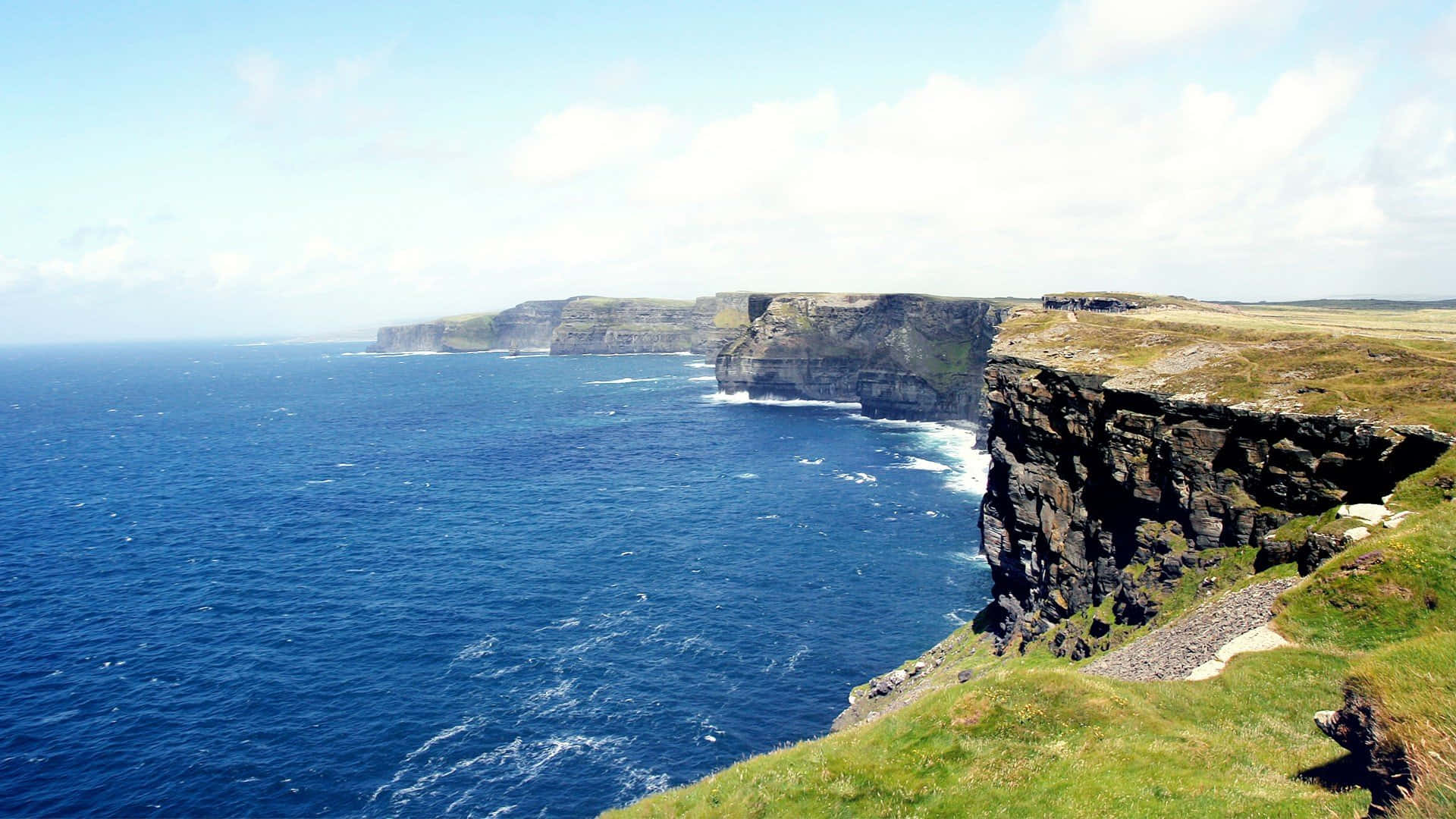 Cliff Of Moher Blue Ocean Waters