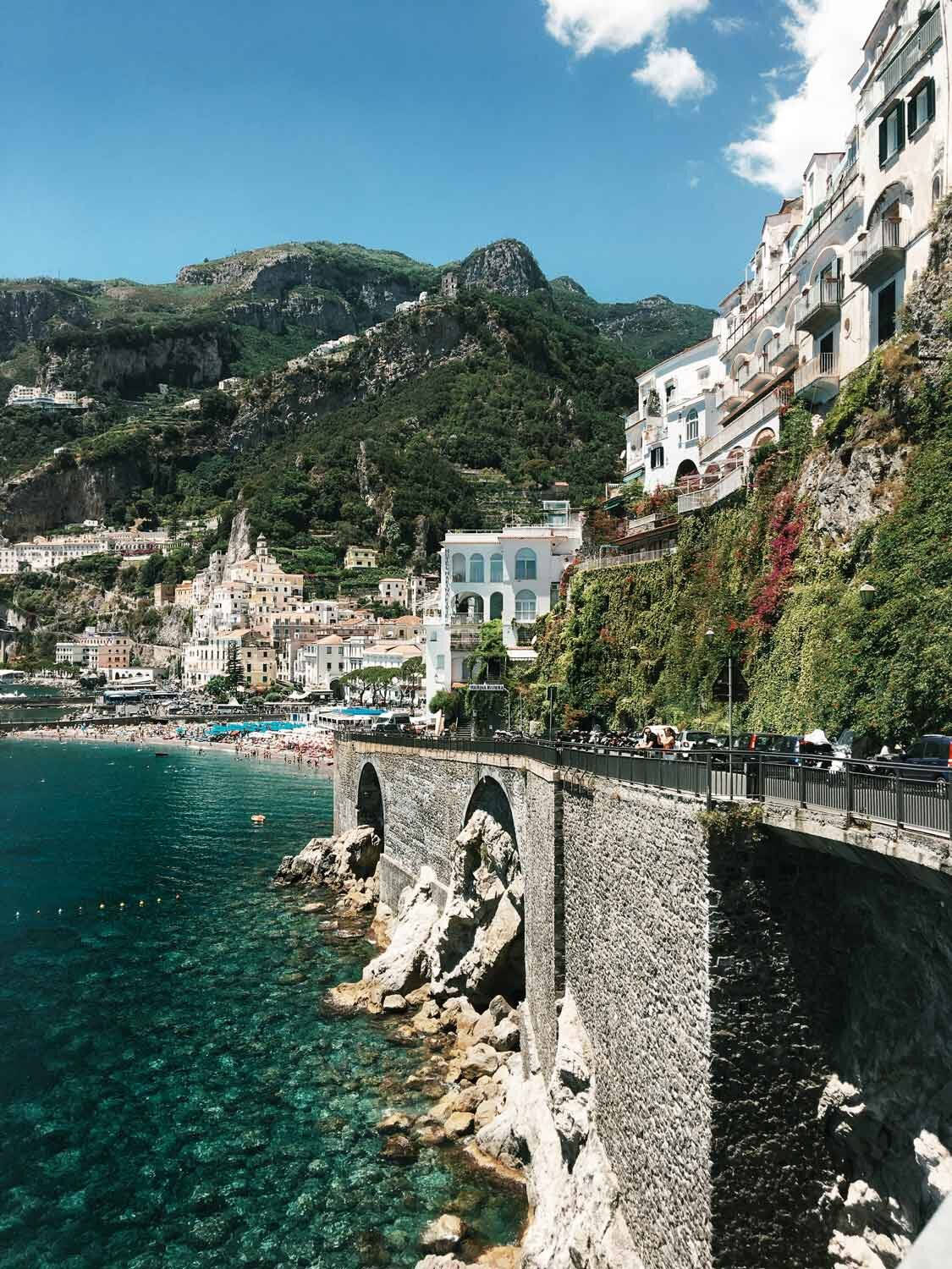 Cliff Road Of Amalfi Coast