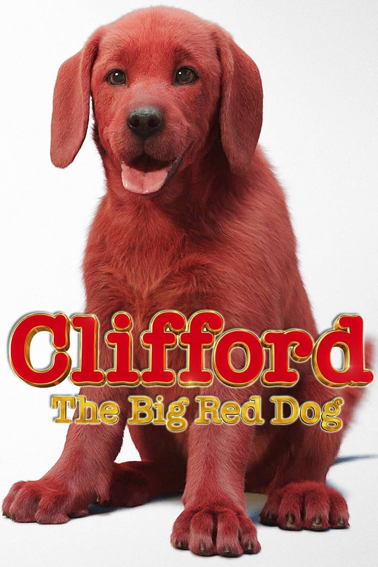 Clifford The Big Red Dog Cute Art Background