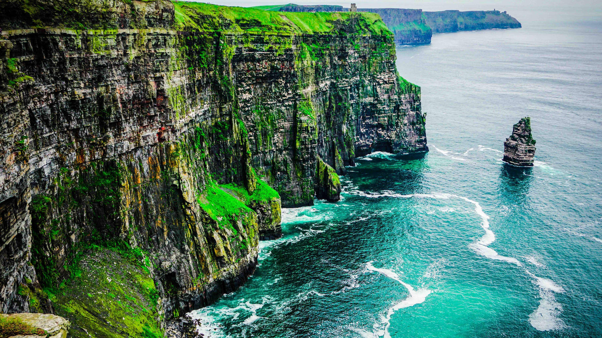 Cliffs Of Moher In Ireland Background