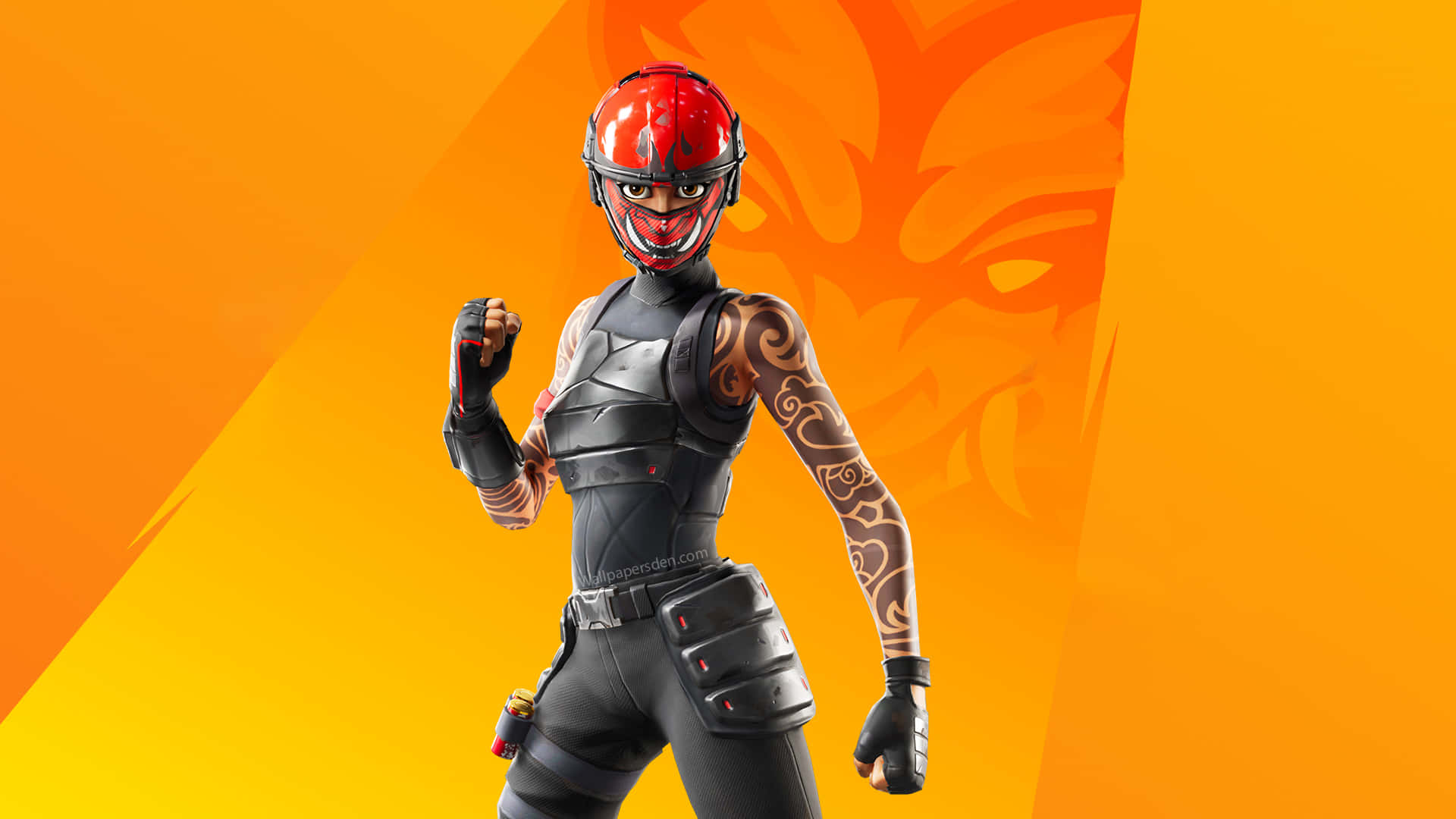 Climb The Leaderboard Ranks With The Stylish Manic Skin In Fortnite. Background