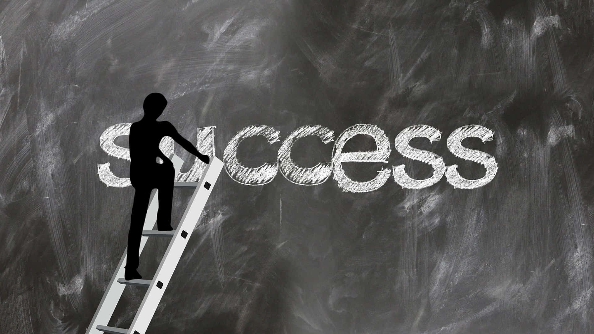 Climbing Ladderto Success Background