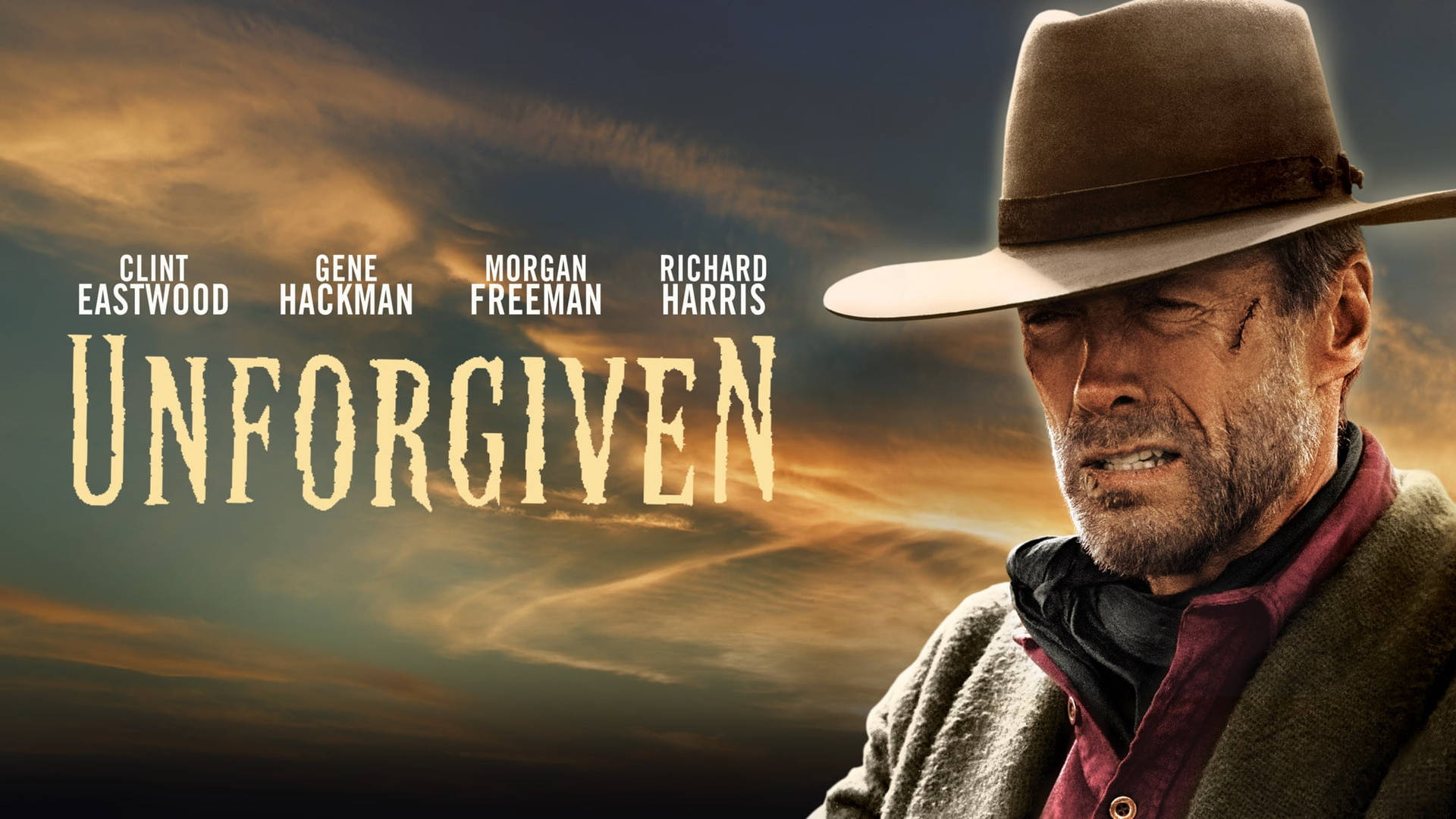 Clint Eastwood Unforgiven Poster Background