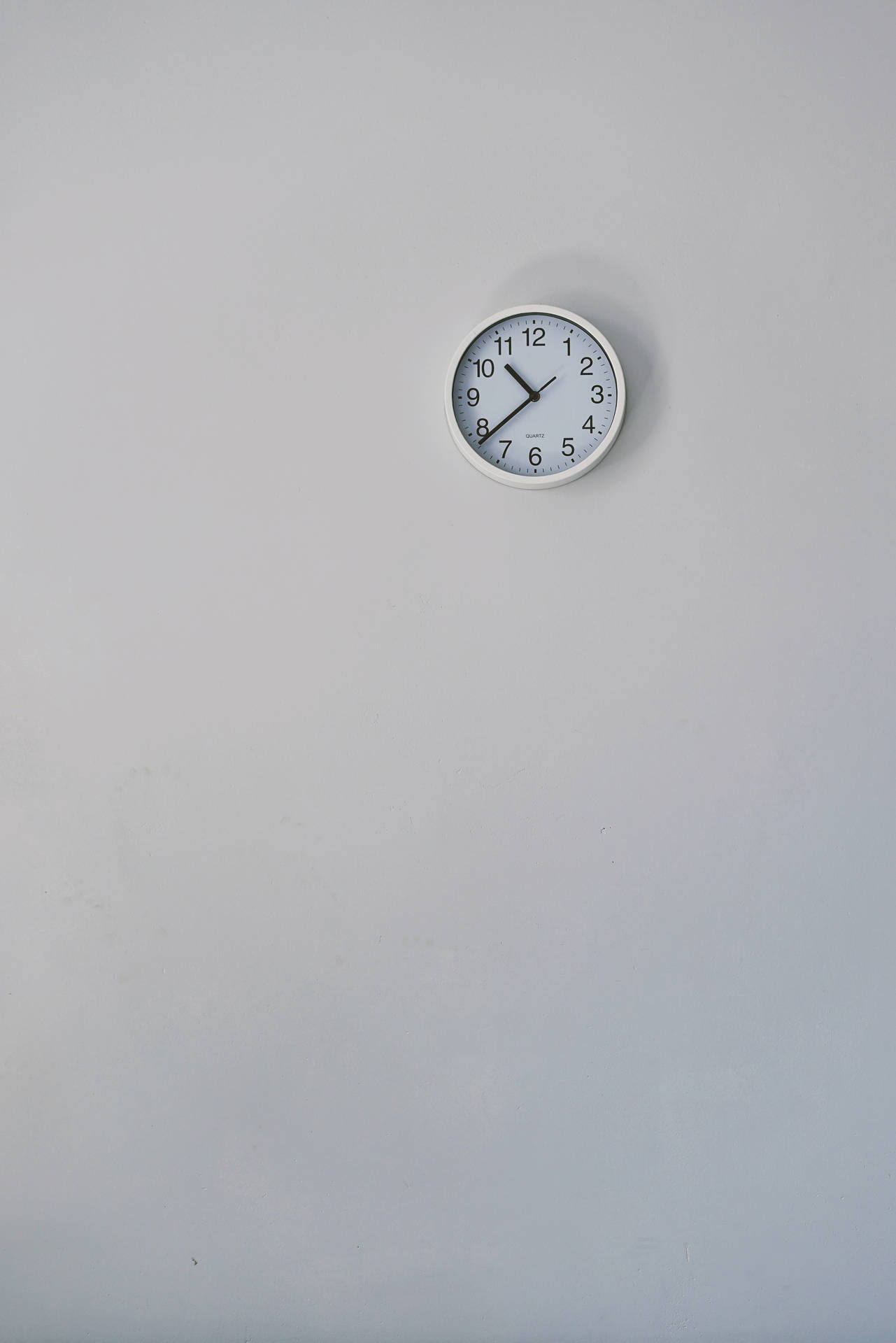 Clock On White Wall