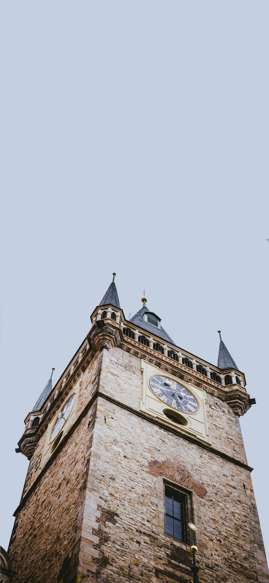 Clock Tower Czech Republic Background