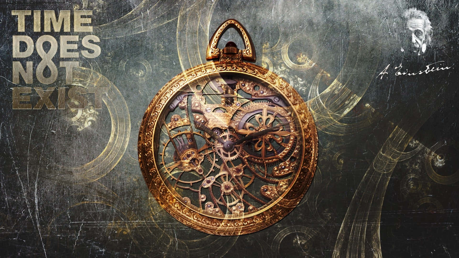 Clockwork Time Clock Background