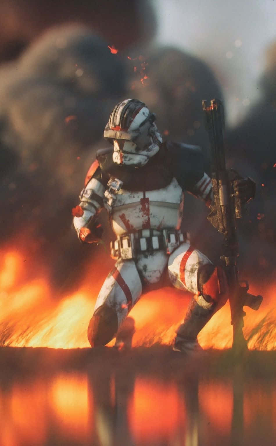 Clone Wars Unleash Vast Armies Of Battlefield Warriors Background