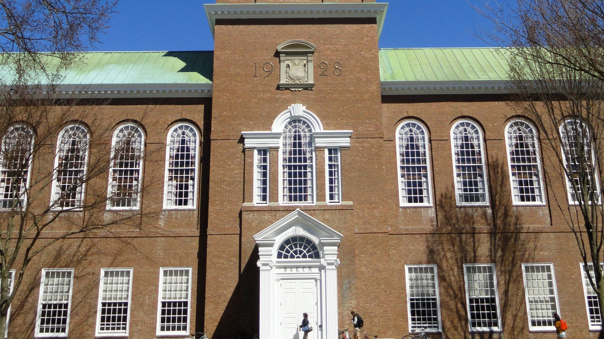 Close-up Baker-berry Library Dartmouth College Background