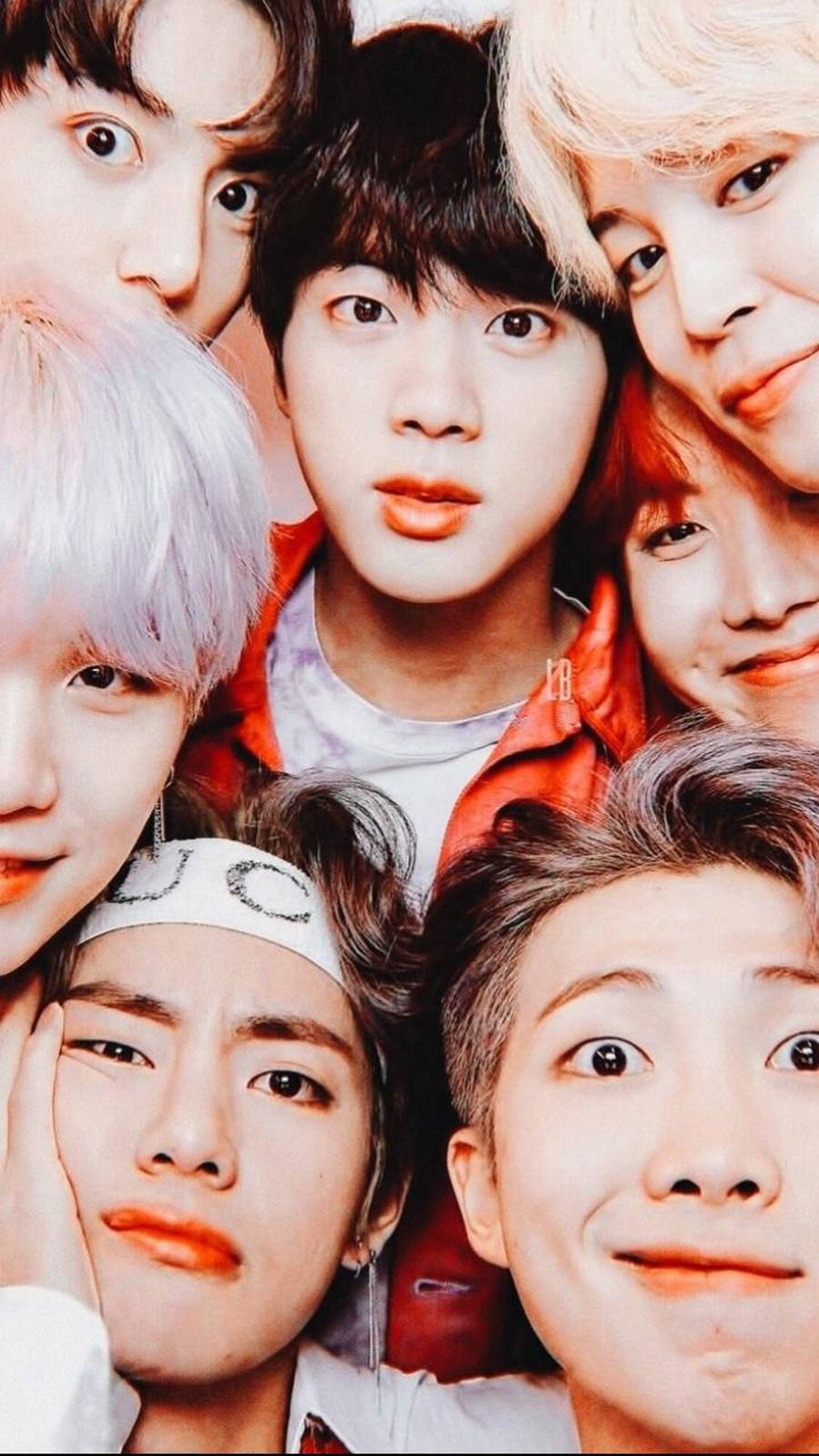 Close-up Bts Group Aesthetic Background