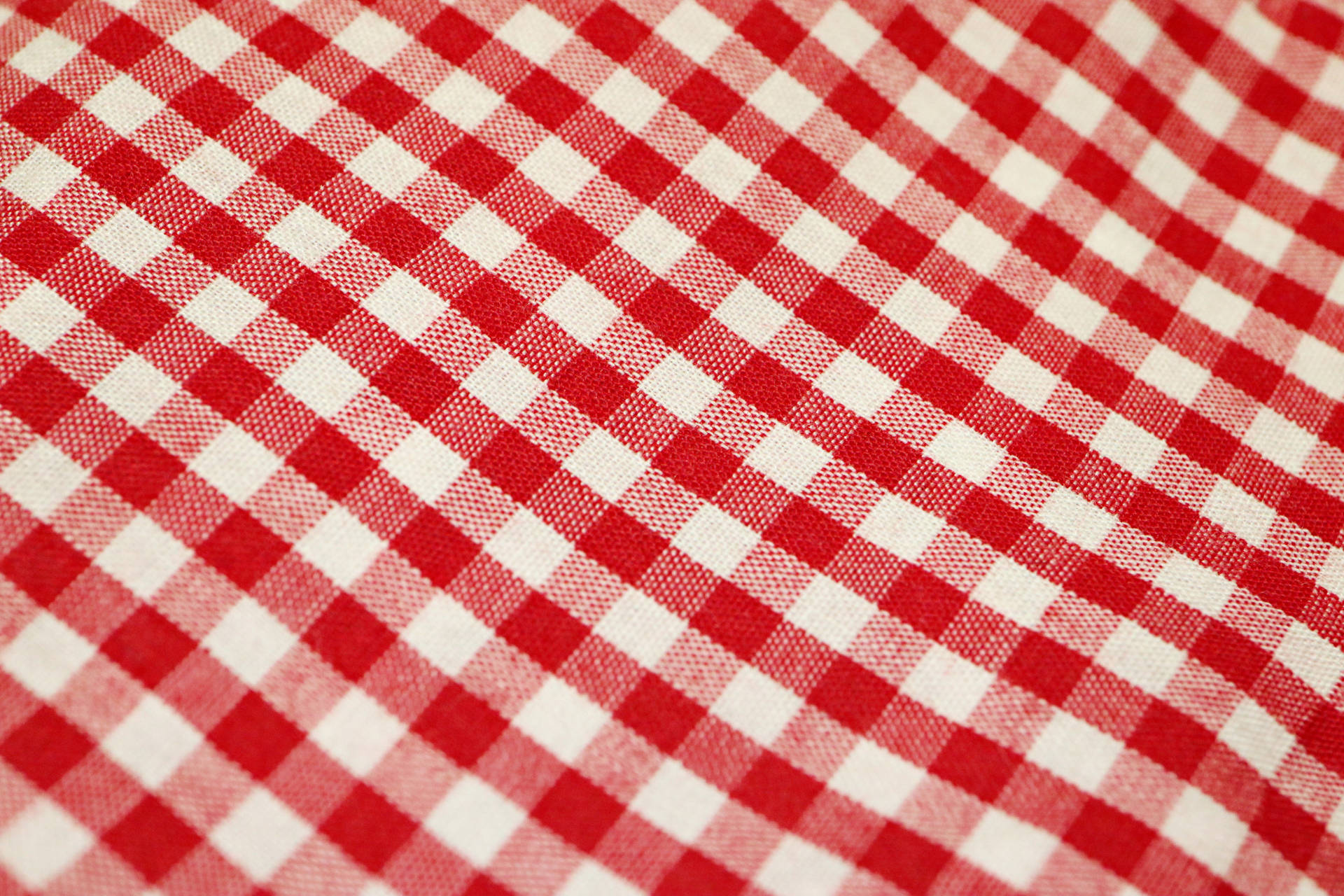 Close-up Checkered Tablecloth