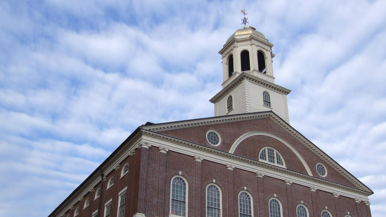 Close-up Faneuil Hall Building