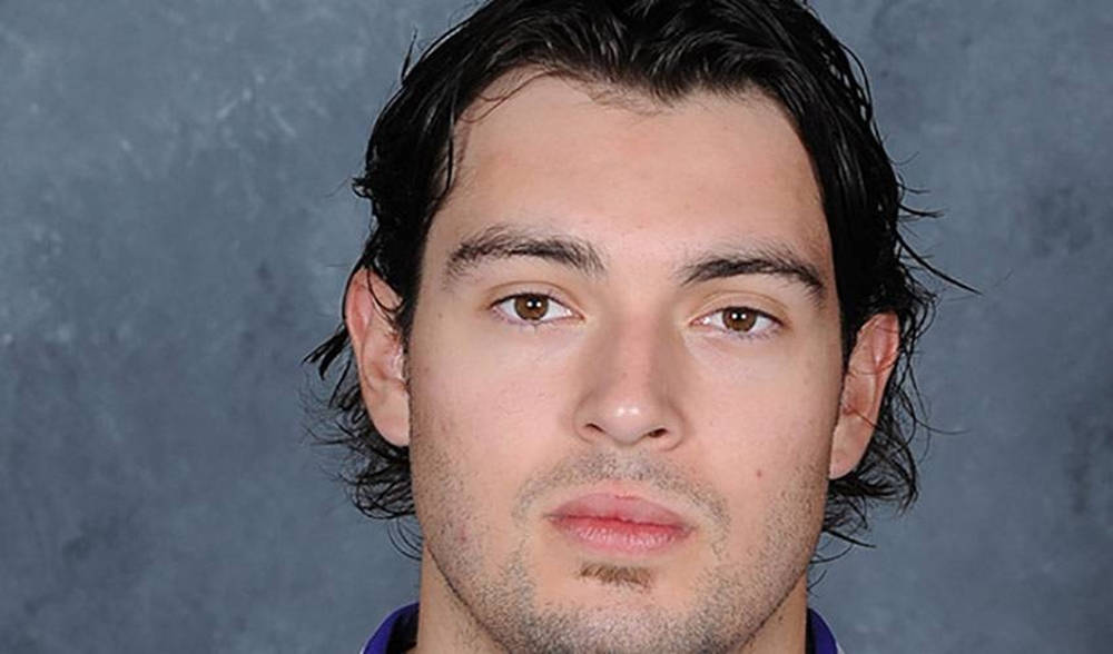 Close Up Fierce Look From Drew Doughty Background