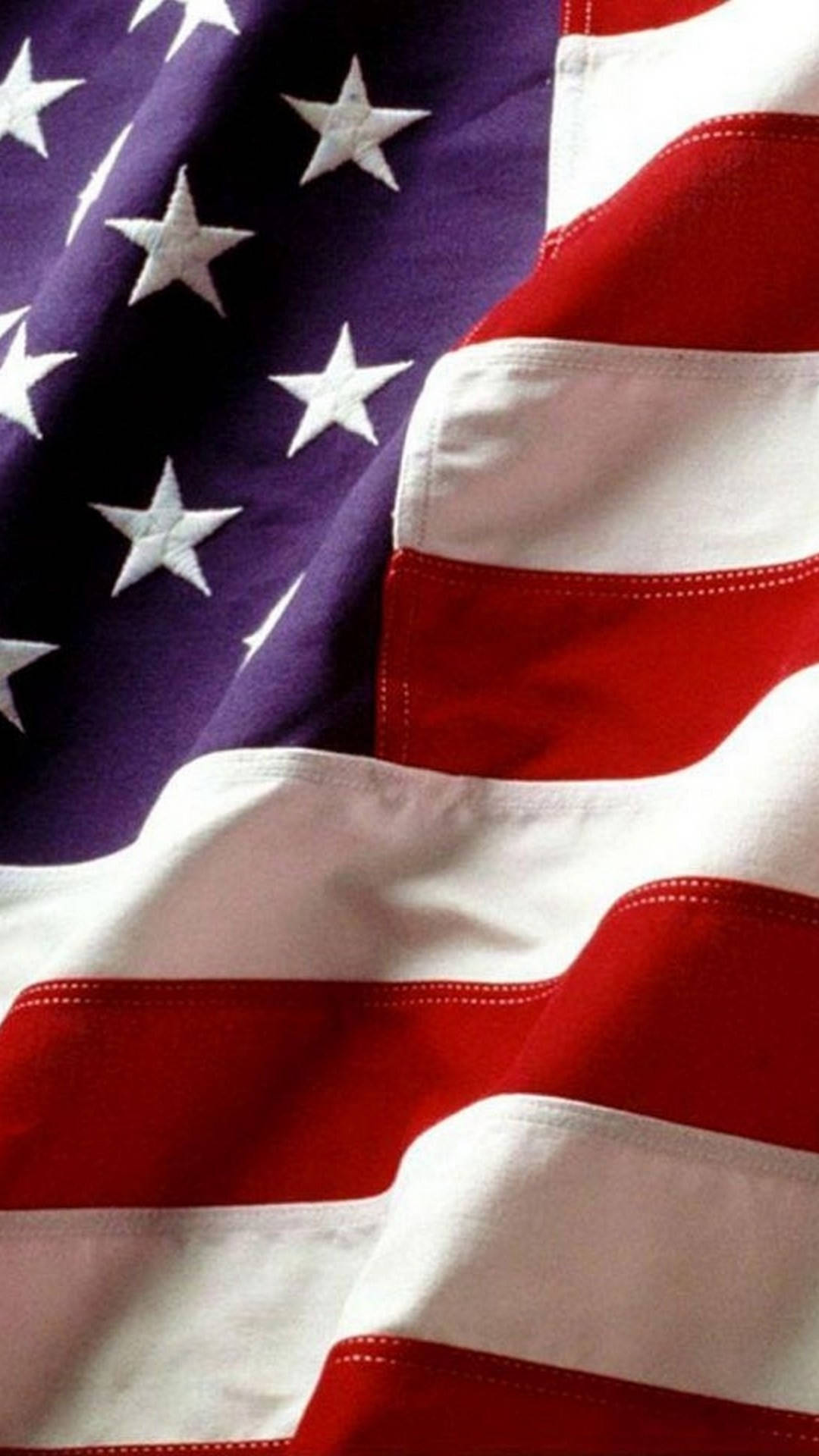 Close Up Flag Of America Iphone Background