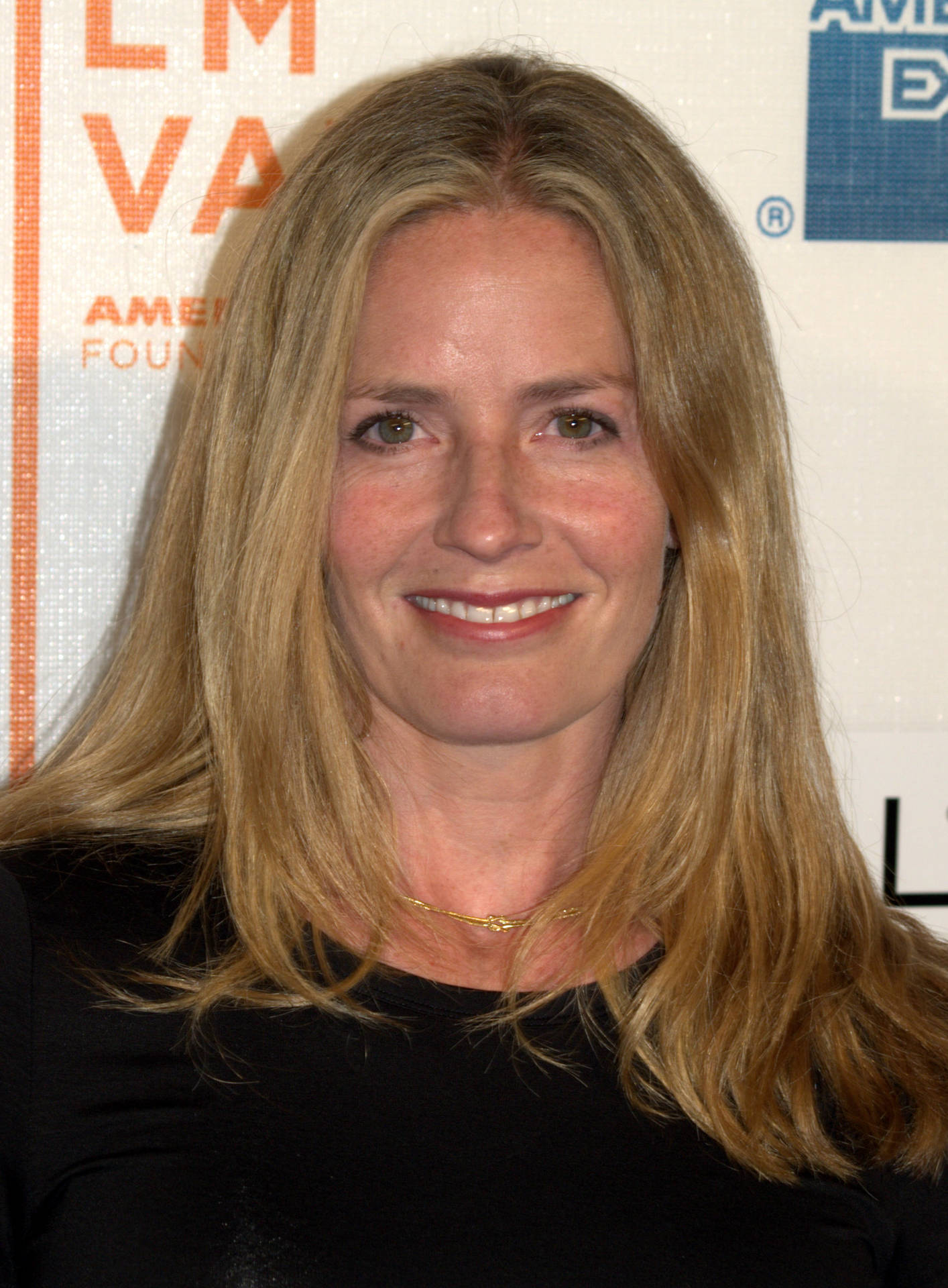 Close Up Front View Of Elisabeth Shue Smiling Background